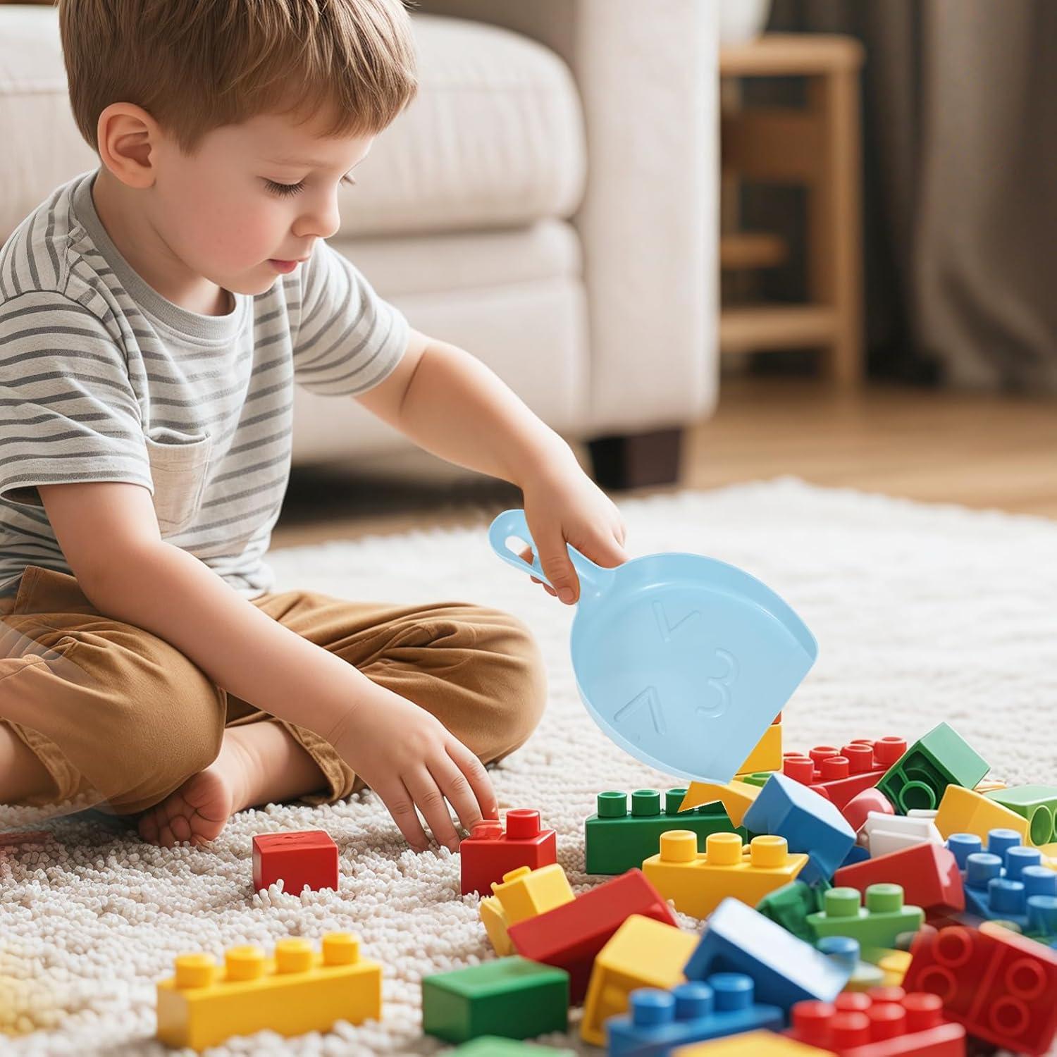 Juego de Escoba y Recogedor Shaloxar Mini Azul 14.5x21cm