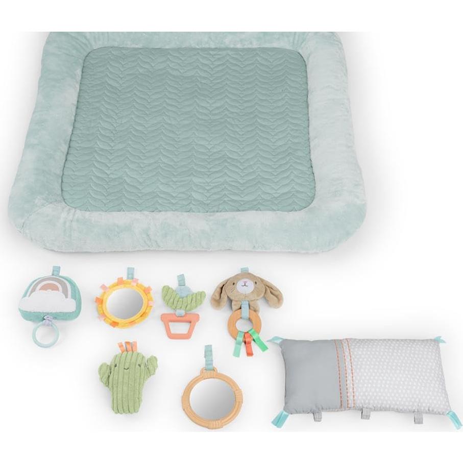 Gimnasio de Actividad Plush Calm Springs para Bebé - Alfombra Ultra Suave