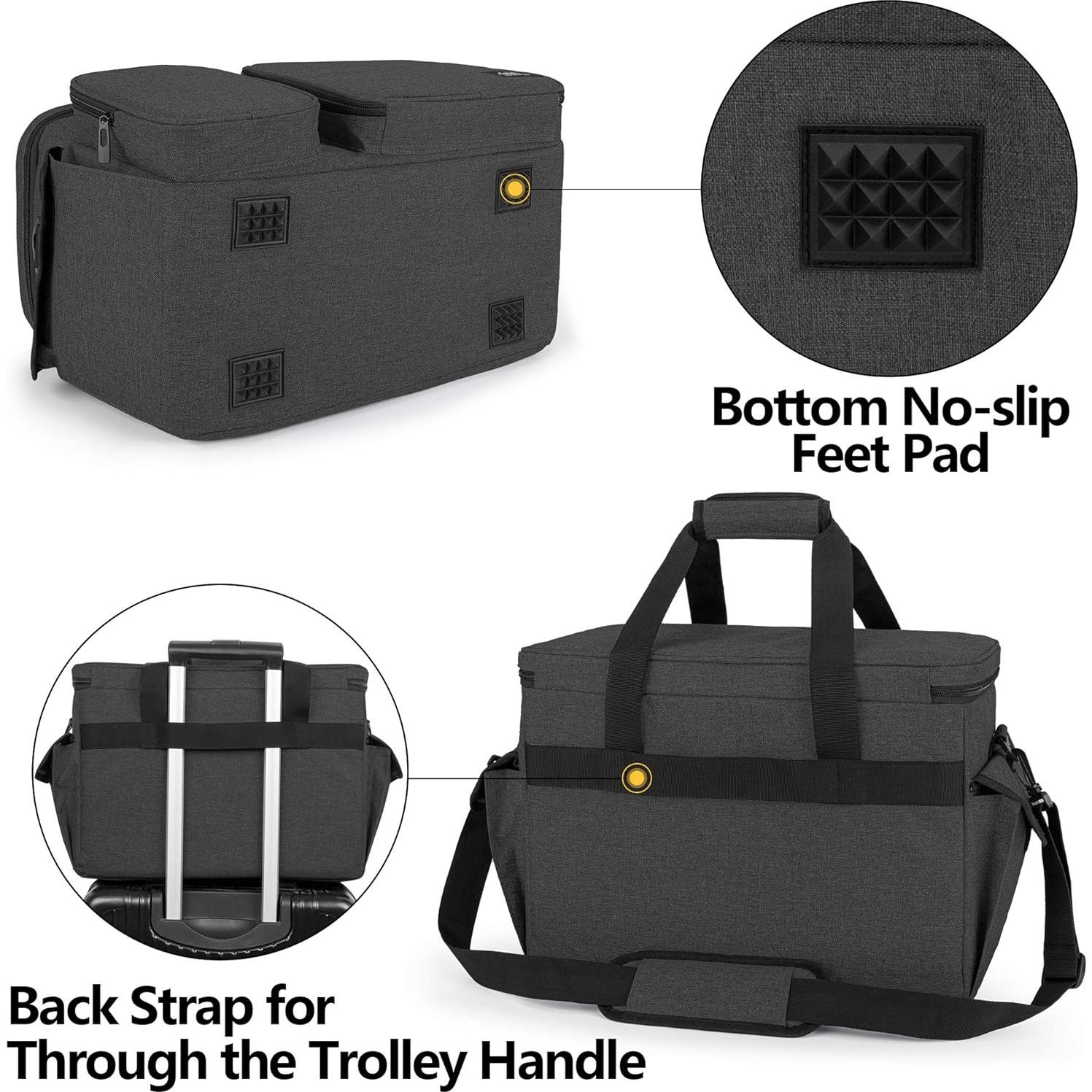 Funda para Máquina de Coser CURMIO Negra Universal 42.9x20.1cm