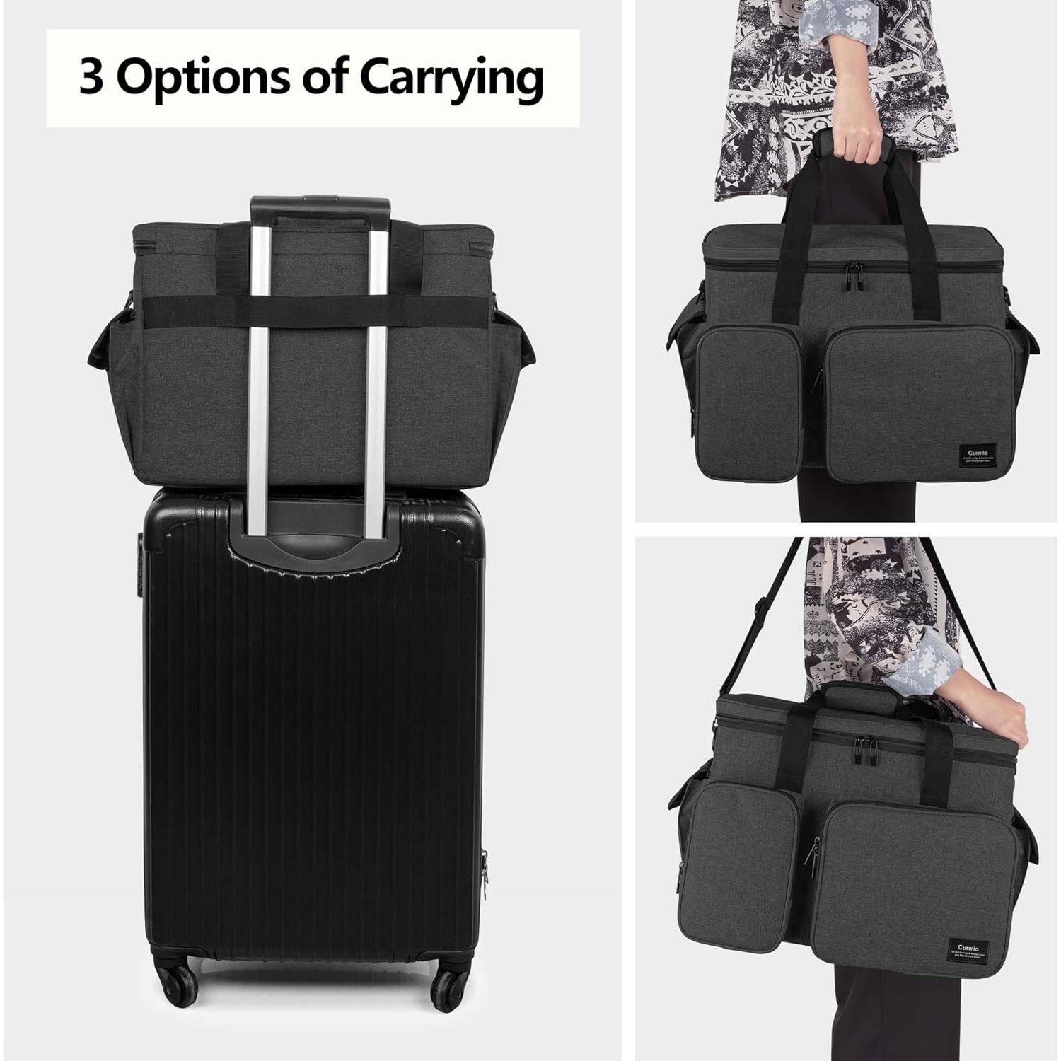 Funda para Máquina de Coser CURMIO Negra Universal 42.9x20.1cm