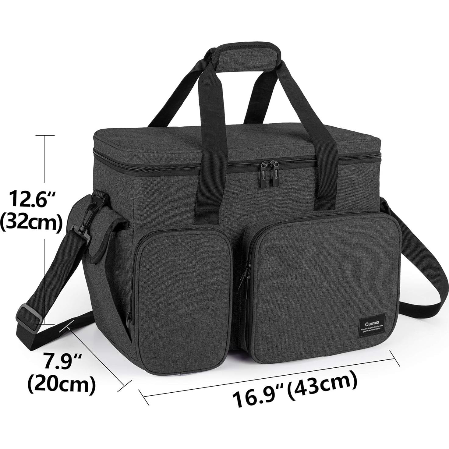Funda para Máquina de Coser CURMIO Negra Universal 42.9x20.1cm