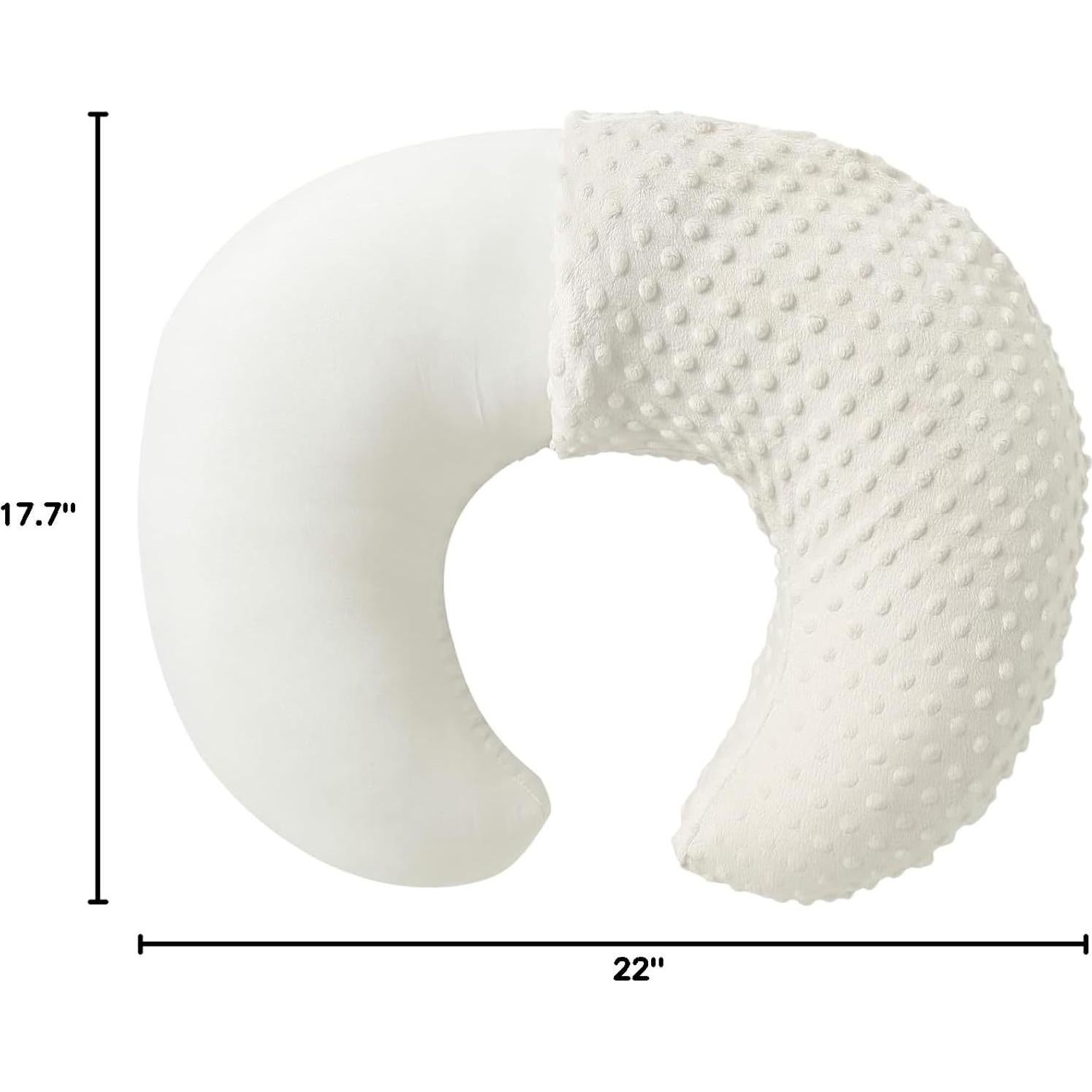 Funda de Almohada de Lactancia Aullar Beige 100% Poliester