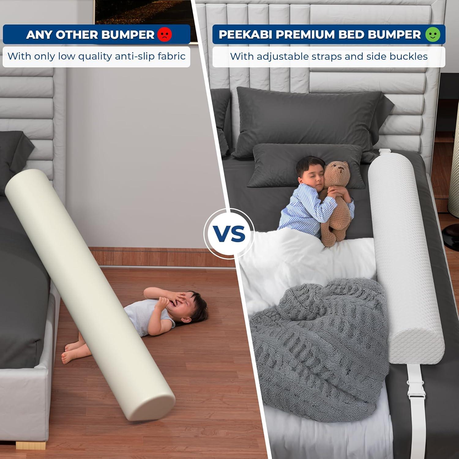 Bumper de Cama Peekabi para Niños Pequeños Ajustable 132 cm