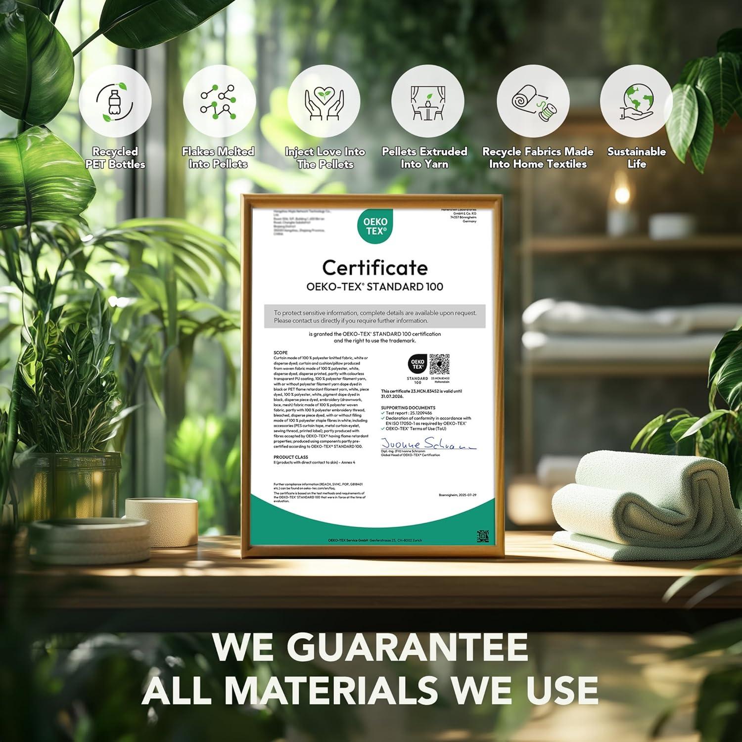 Cortinas Blackout Deconovo 132x183 cm 2 Paneles Beige