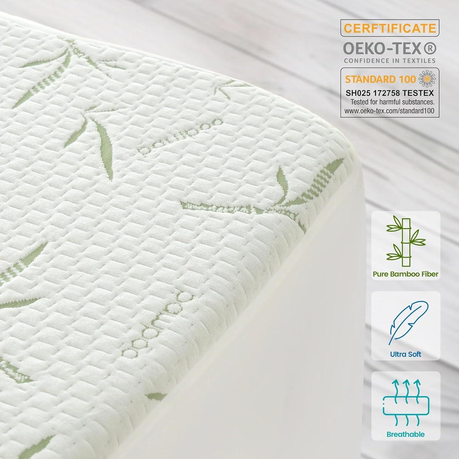 Protector de Colchón Twin Hannah Linen Impermeable Viscosa Bambú