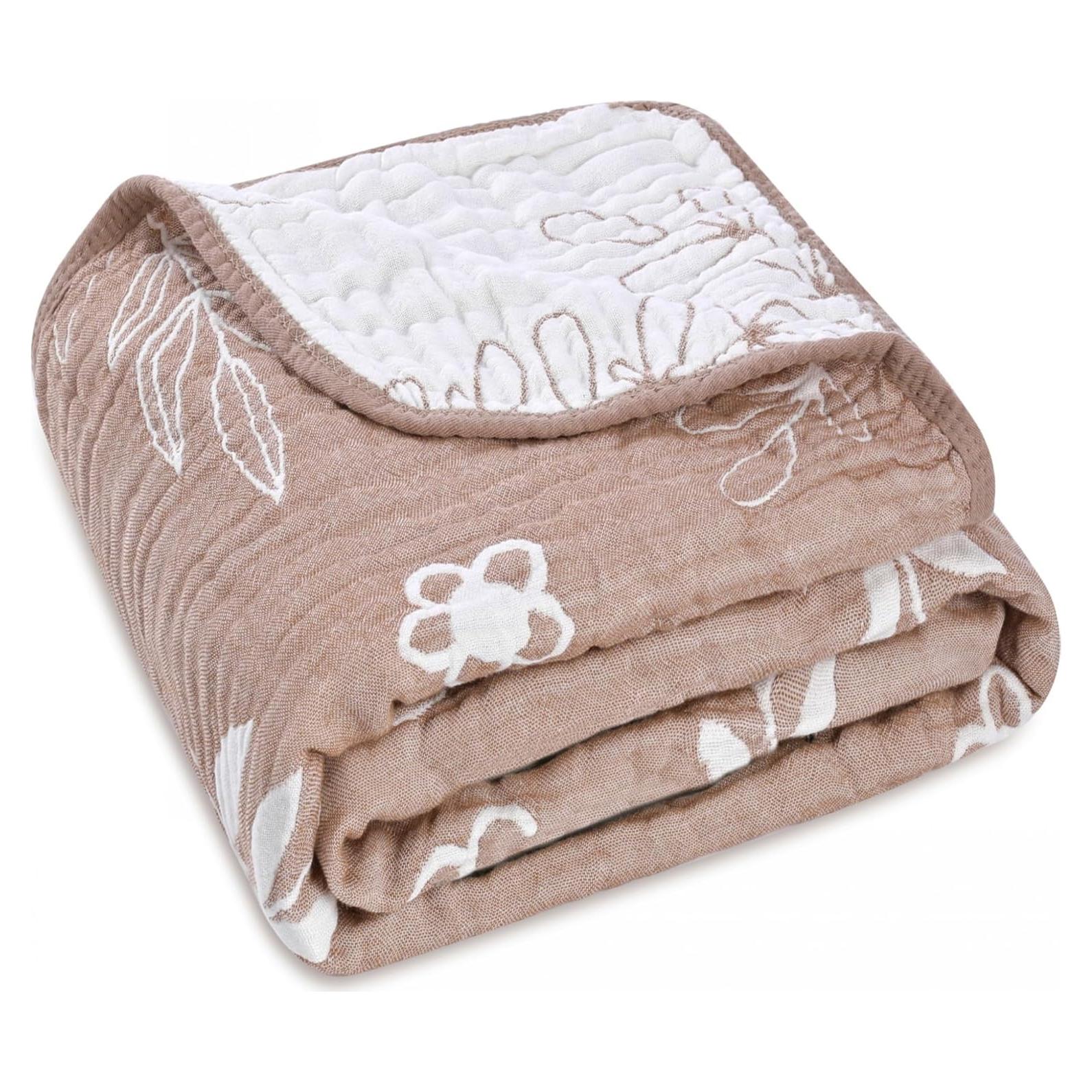 Manta de Muselina para Bebés HardNok 109.2x109.2 cm Floral