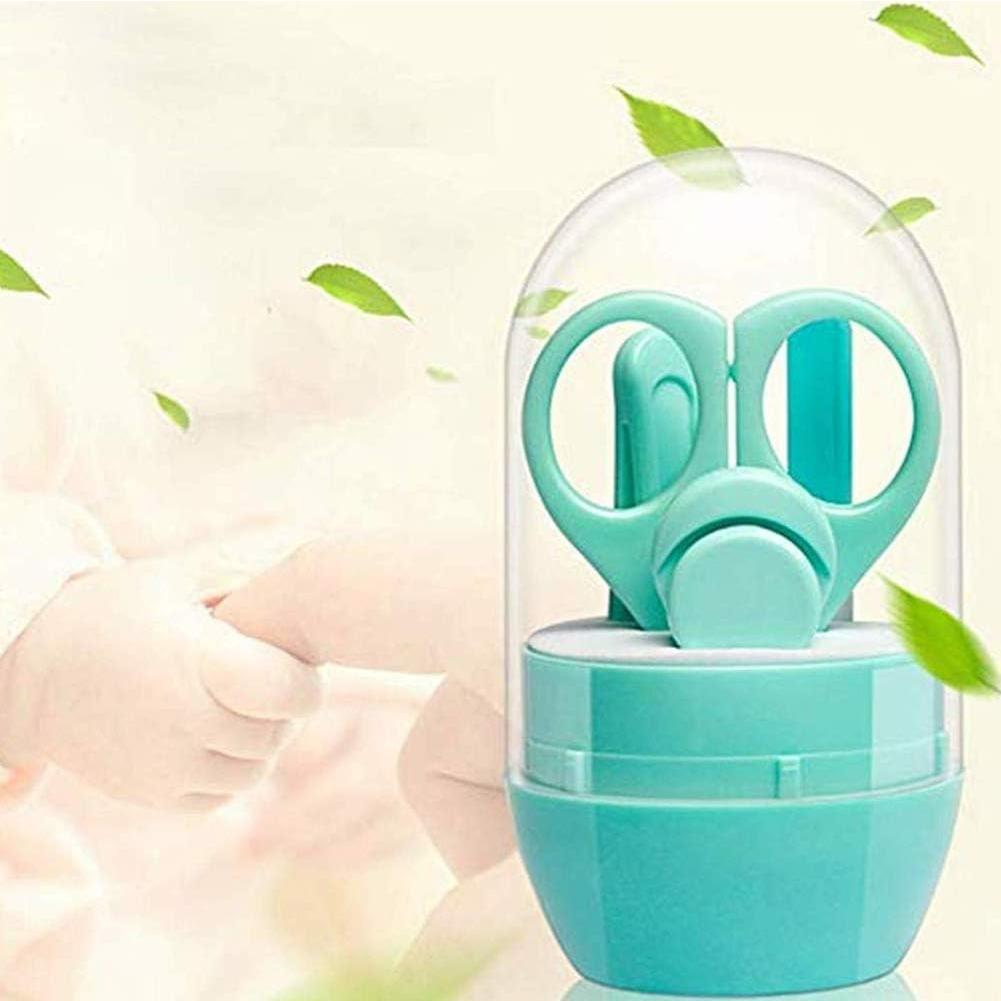 Kit de Cuidado de Uñas para Bebés Emoly 4 en 1 Acero Inoxidable