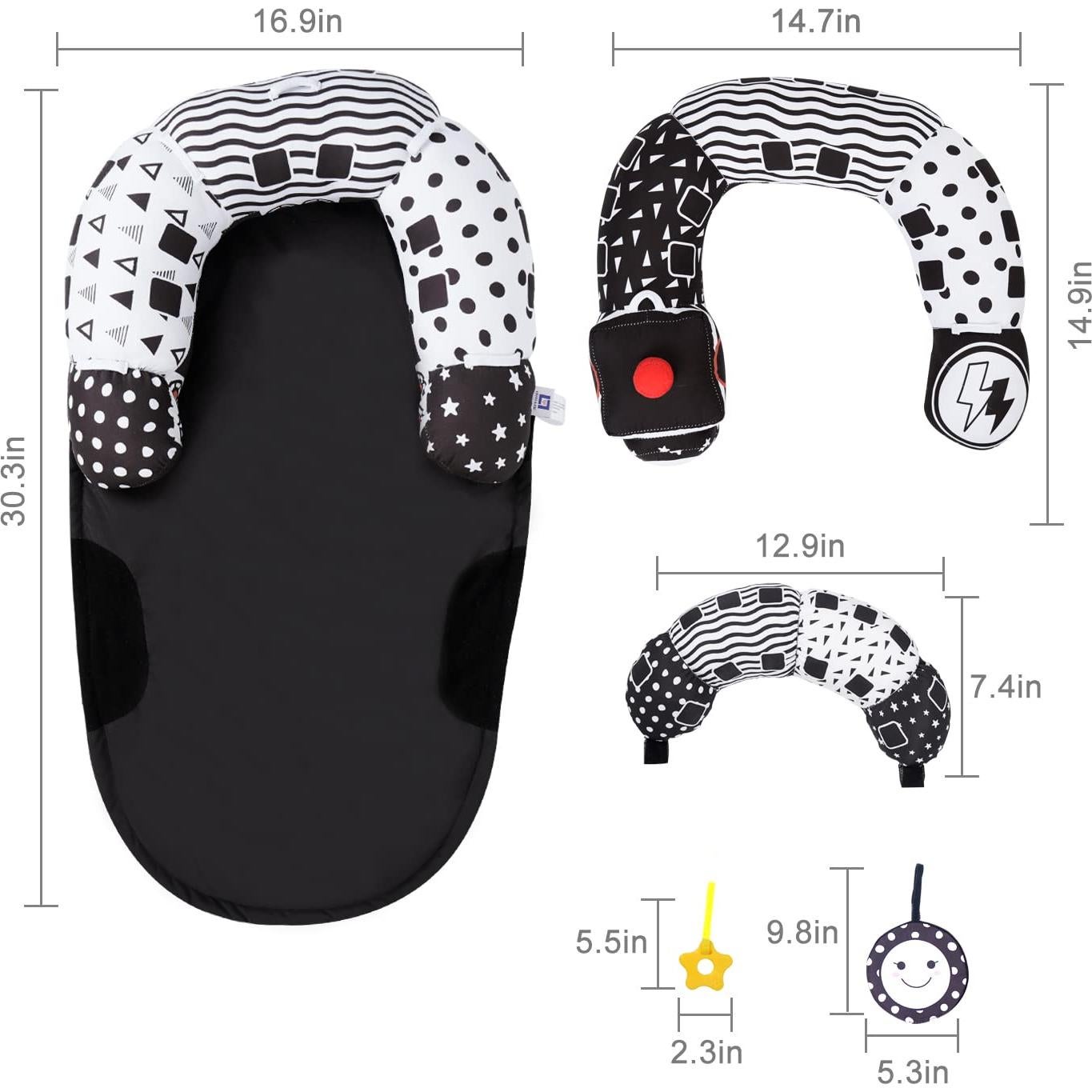 Almohada de Soporte 2 en 1 Lovvie & Joy para Bebés