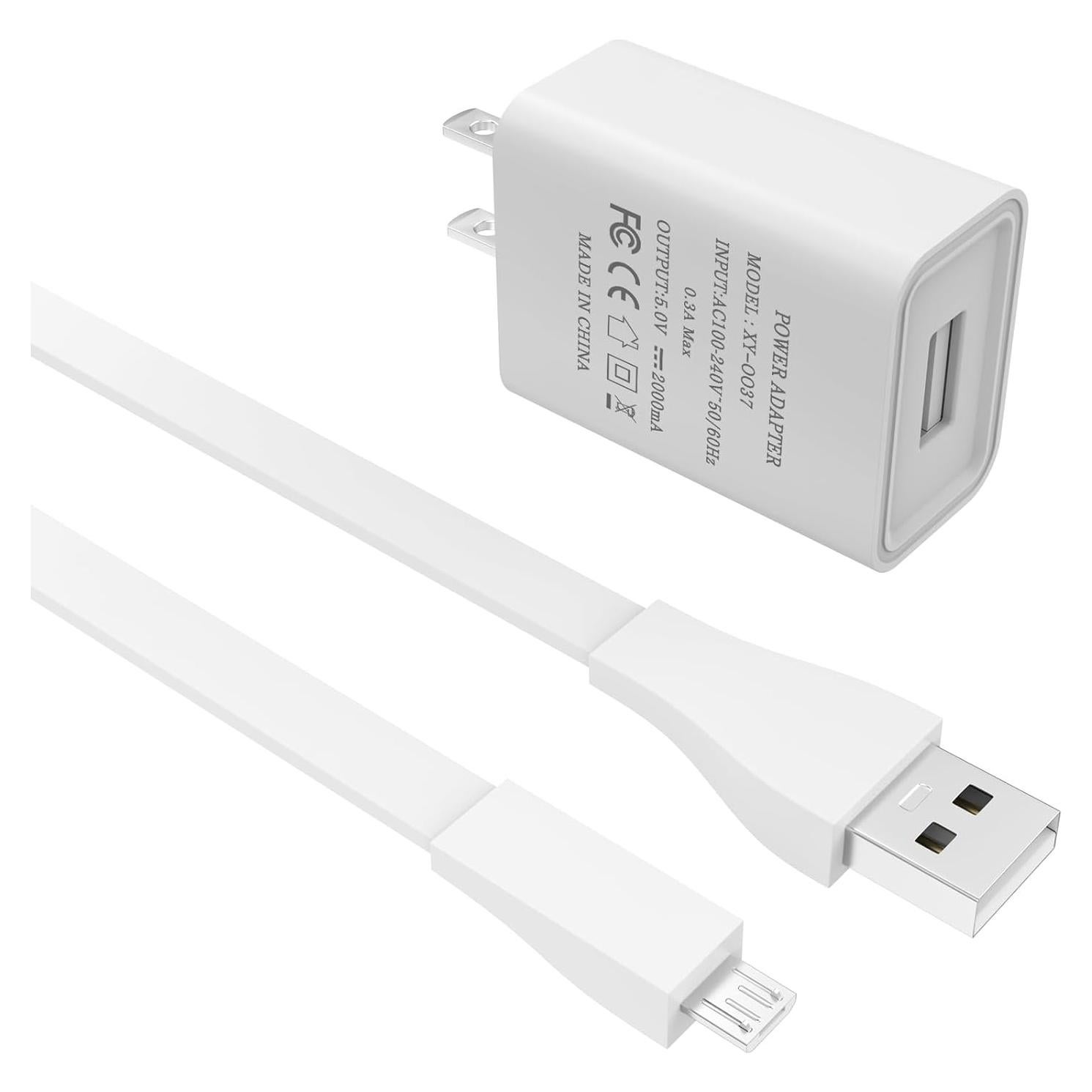 Cable de Carga USB Lusgawer para Ultimate Ears UE Boom Blanco