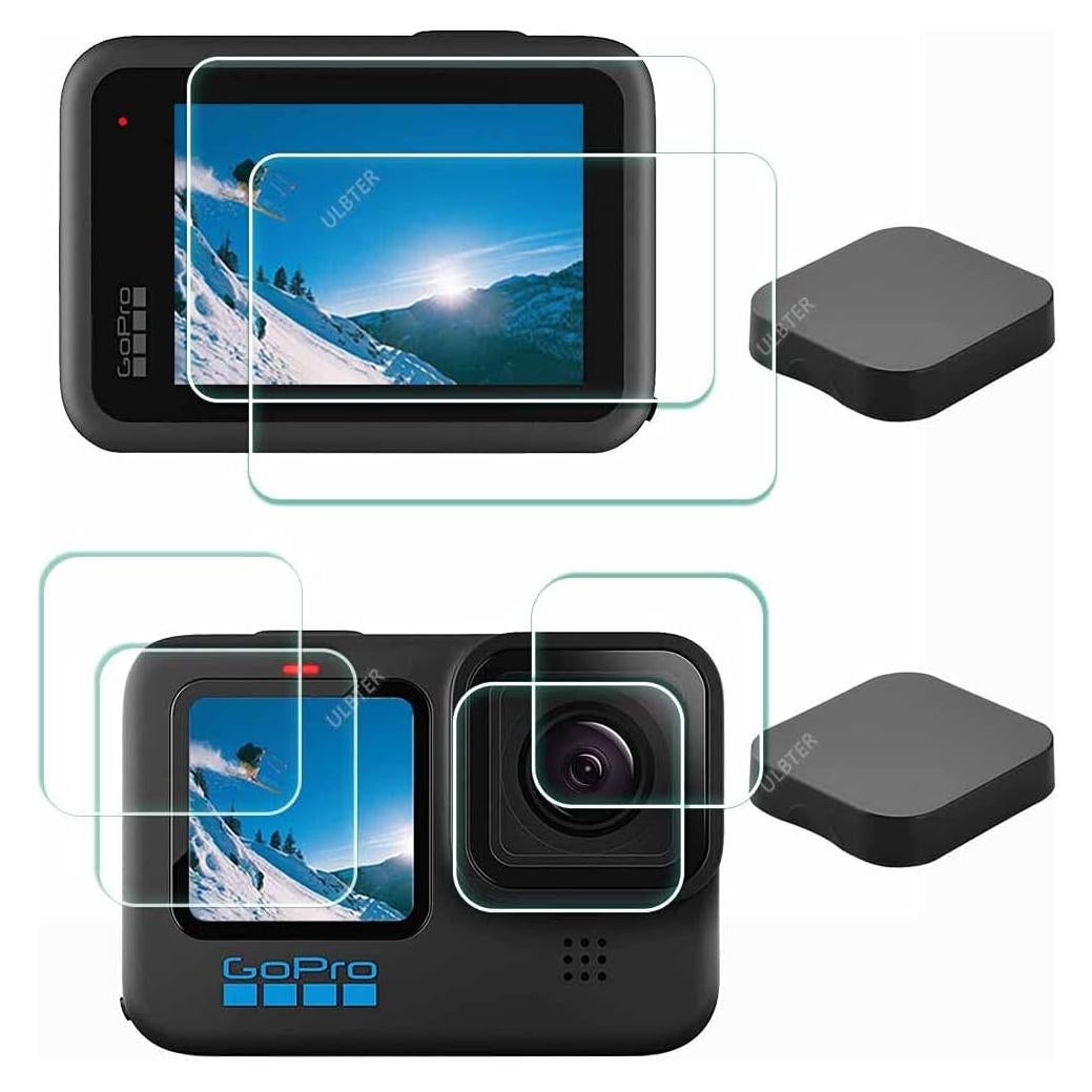 Protector de Pantalla Vidrio Templado 9H para GoPro Hero 10 11 12