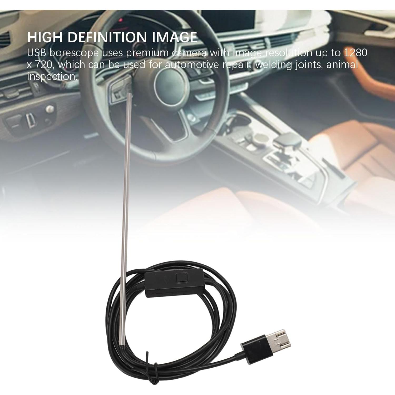 Endoscopio Industrial Sunicon 1.5m IP67 3 en 1 con 6 LEDs