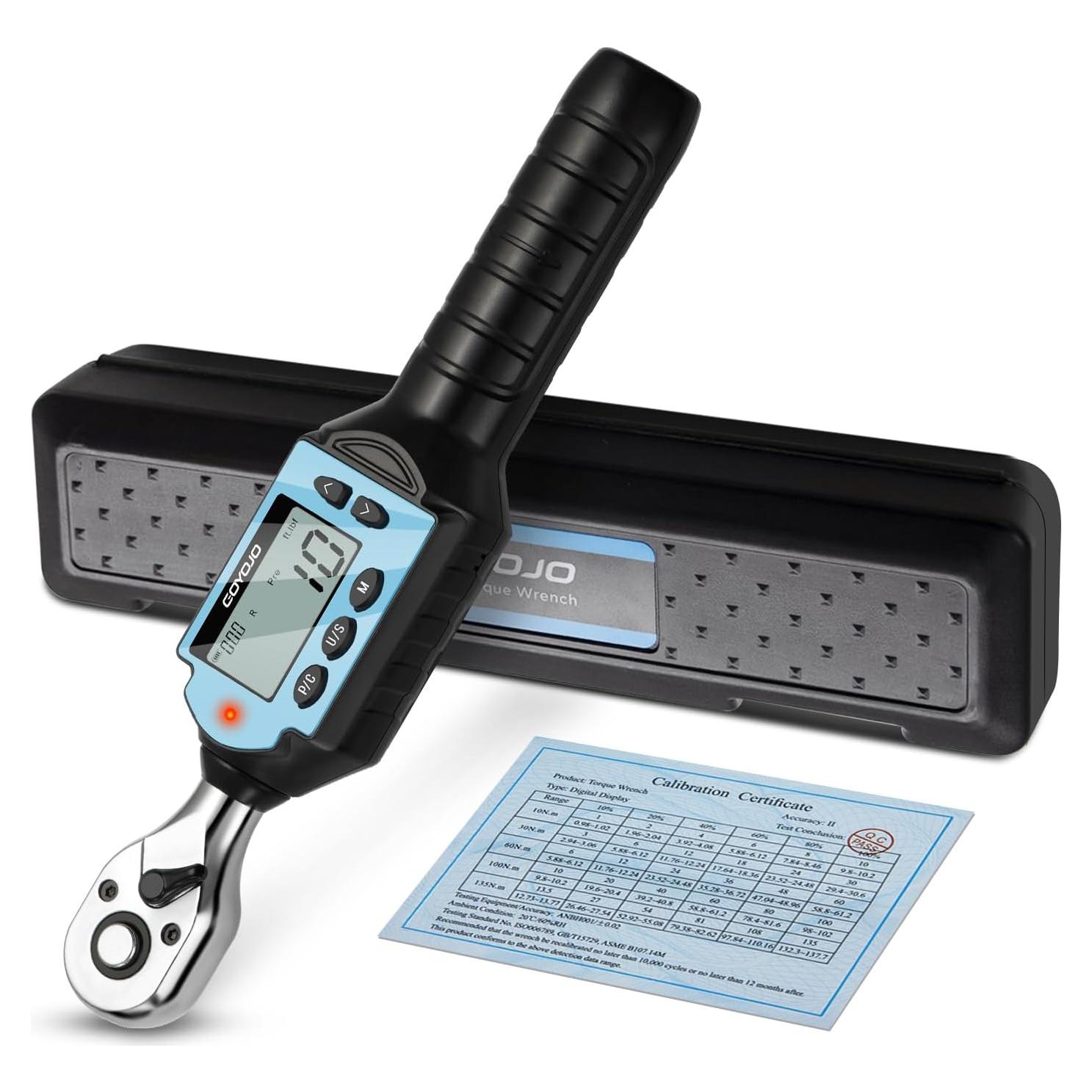 Llave de Torque Digital GOYOJO 1/4" 1-10Nm Alta Precisión