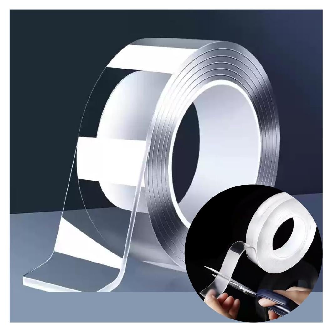 Cinta Adhesiva Doble Cara DIY Practice 50mm x 1m Resistente