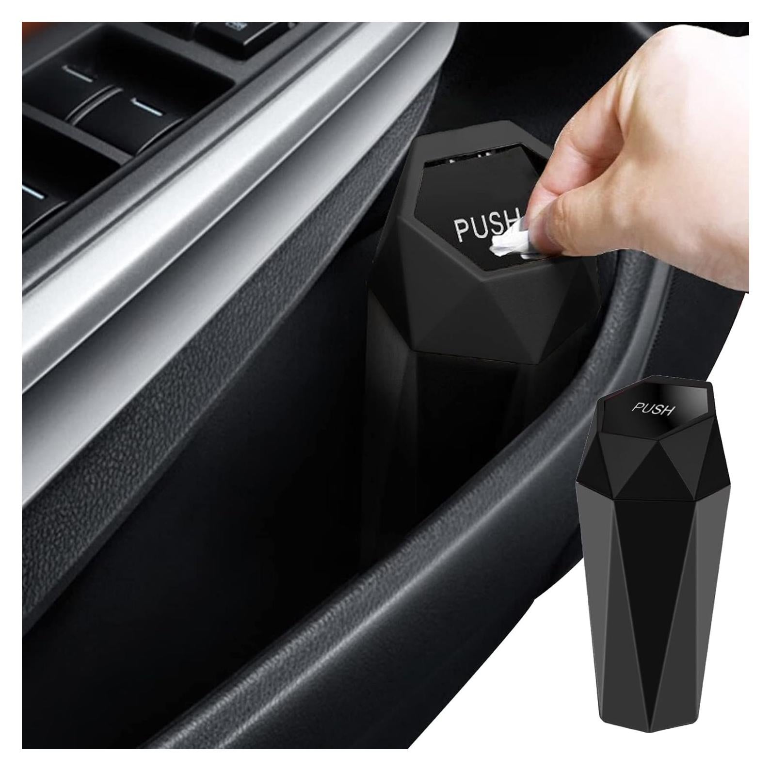 Basurero de Auto ASUBHA 550ml a Prueba de Fugas Negro