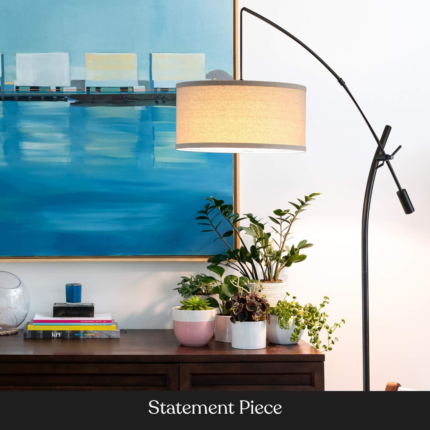 Lámpara de Pie LED Brightech Grayson Ajustable Negra 9.5W