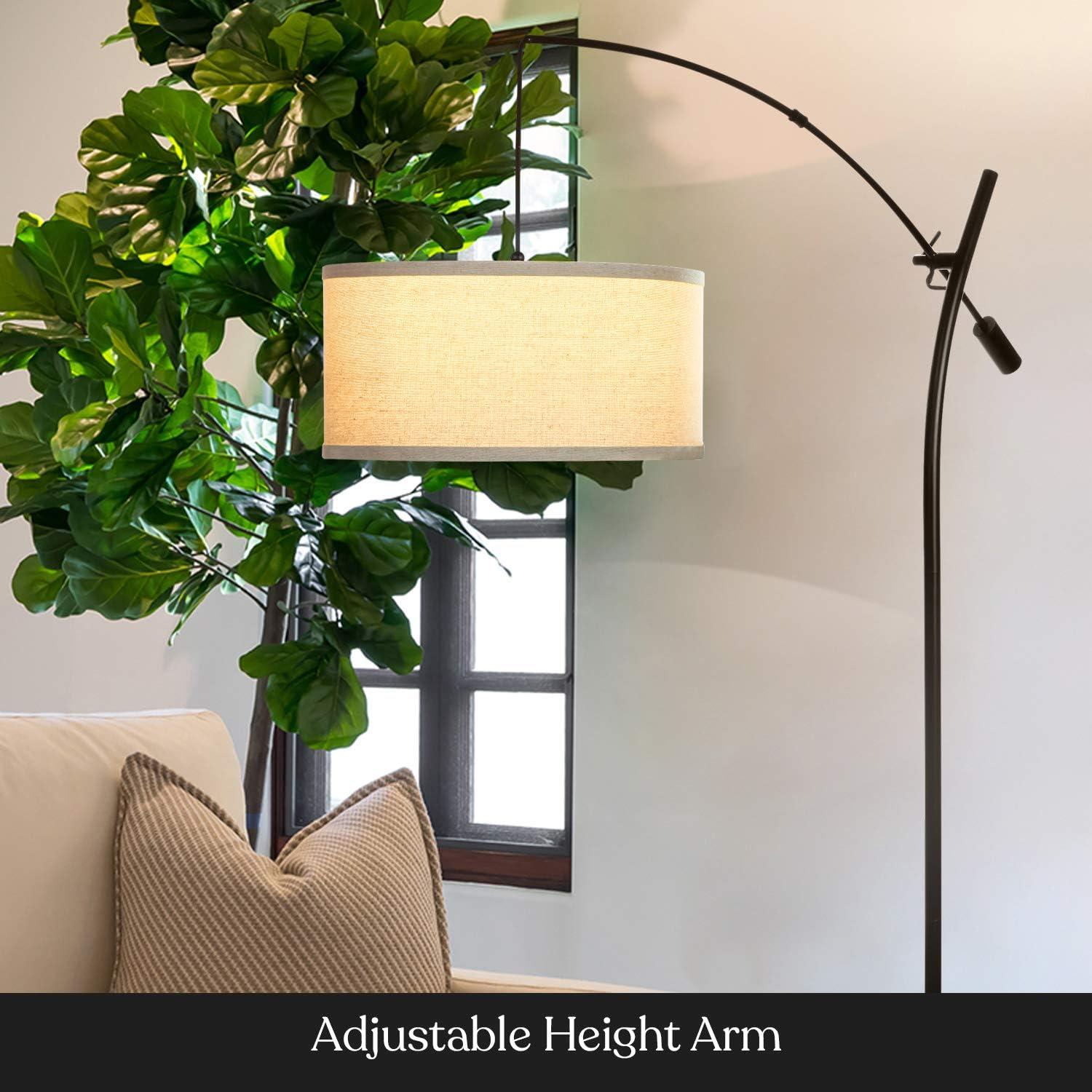 Lámpara de Pie LED Brightech Grayson Ajustable Negra 9.5W