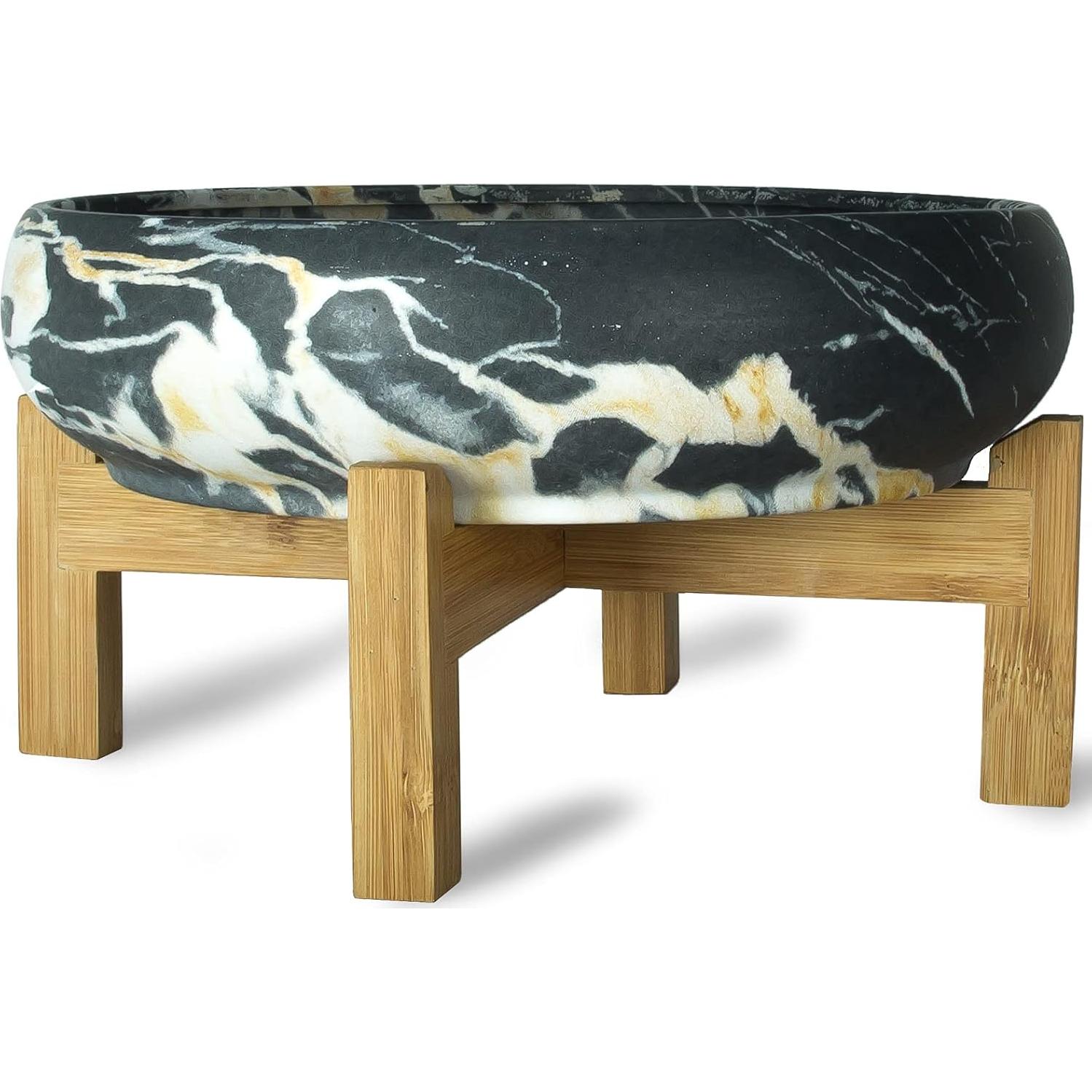 Maceta Grande de Cerámica ARTKETTY 25.4 cm Redonda con Drenaje