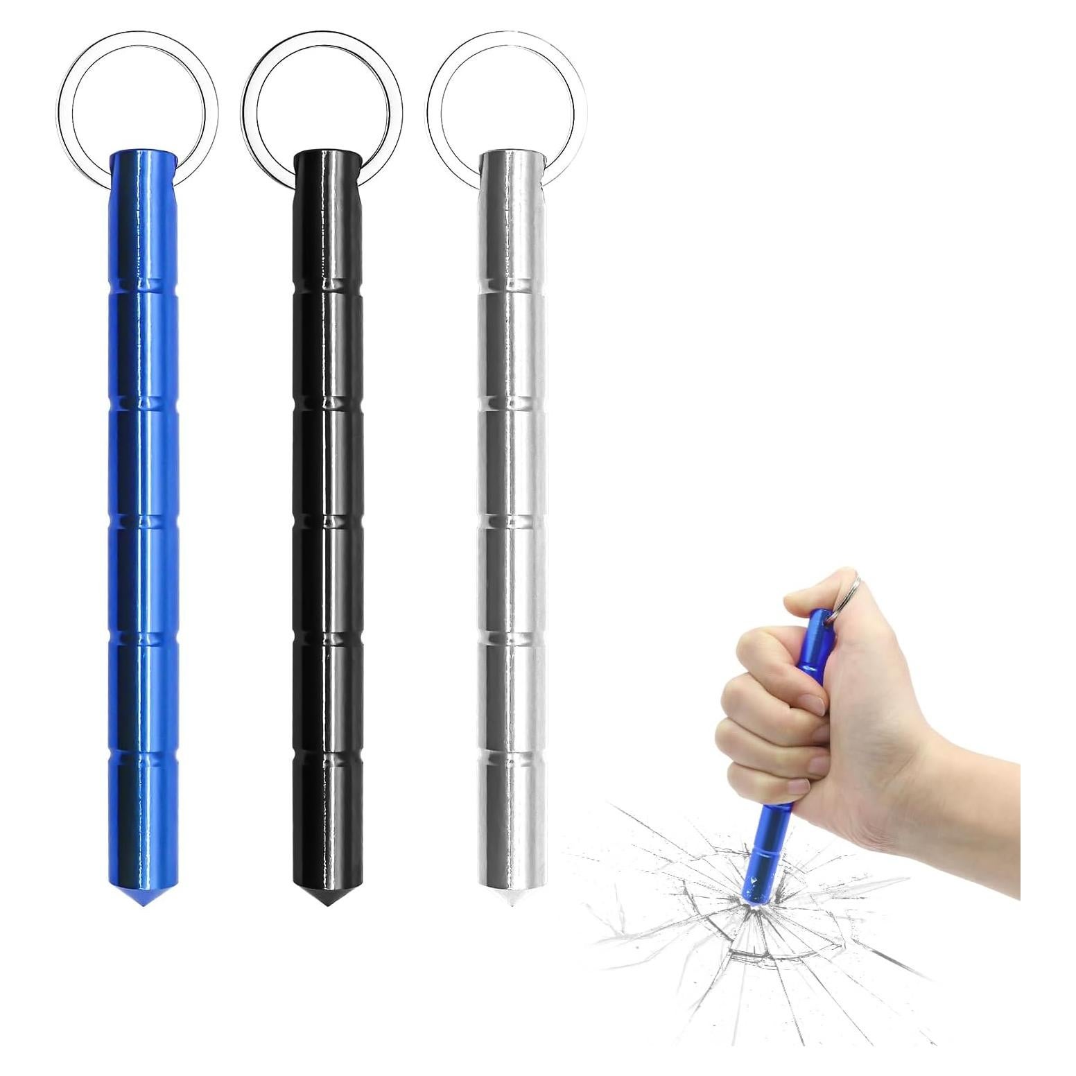 Juego de Llaveros de Seguridad 3 en 1 - Autodefensa y Emergencia