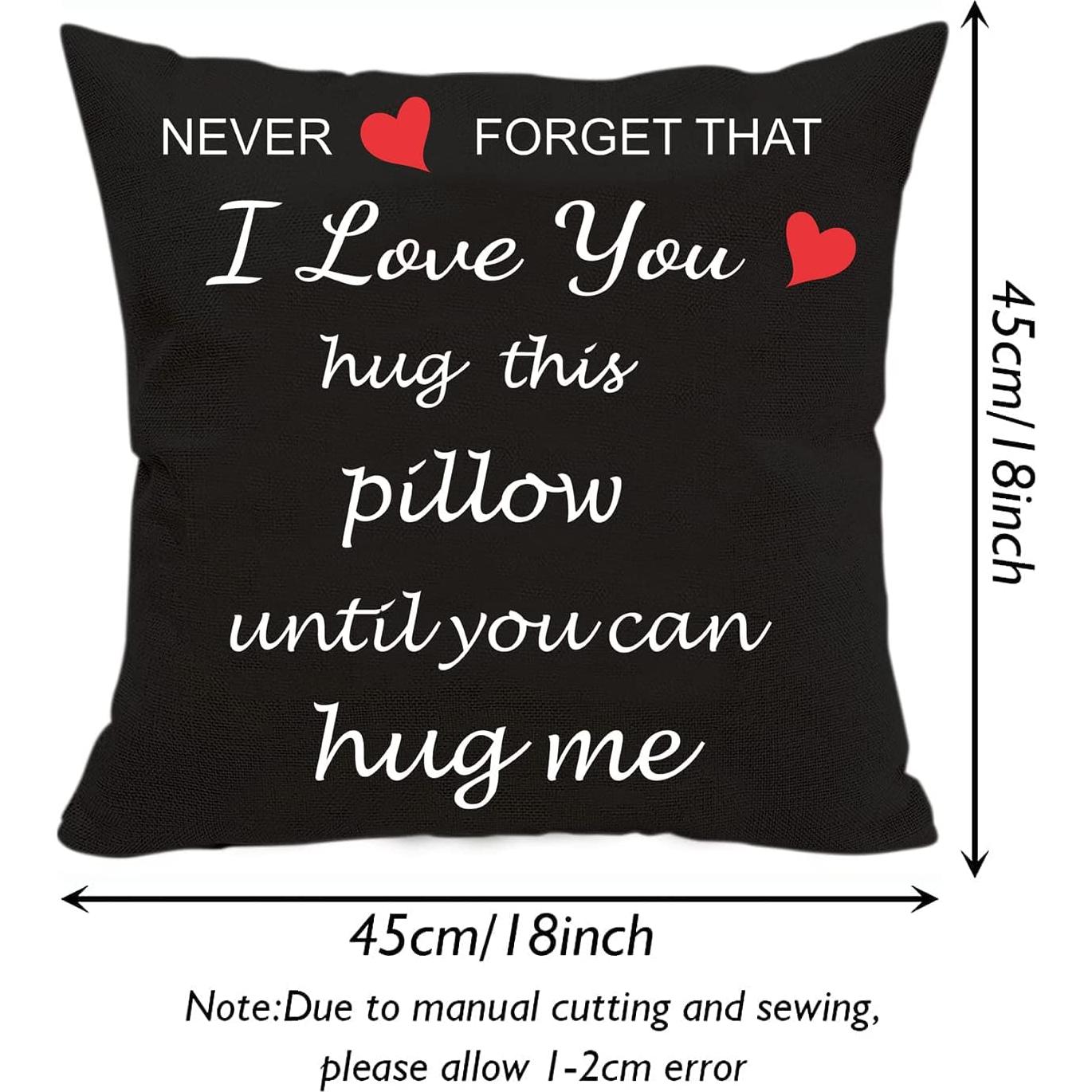 Funda de Almohada Decorativa Anrkets Amor 45x45 cm Algodón