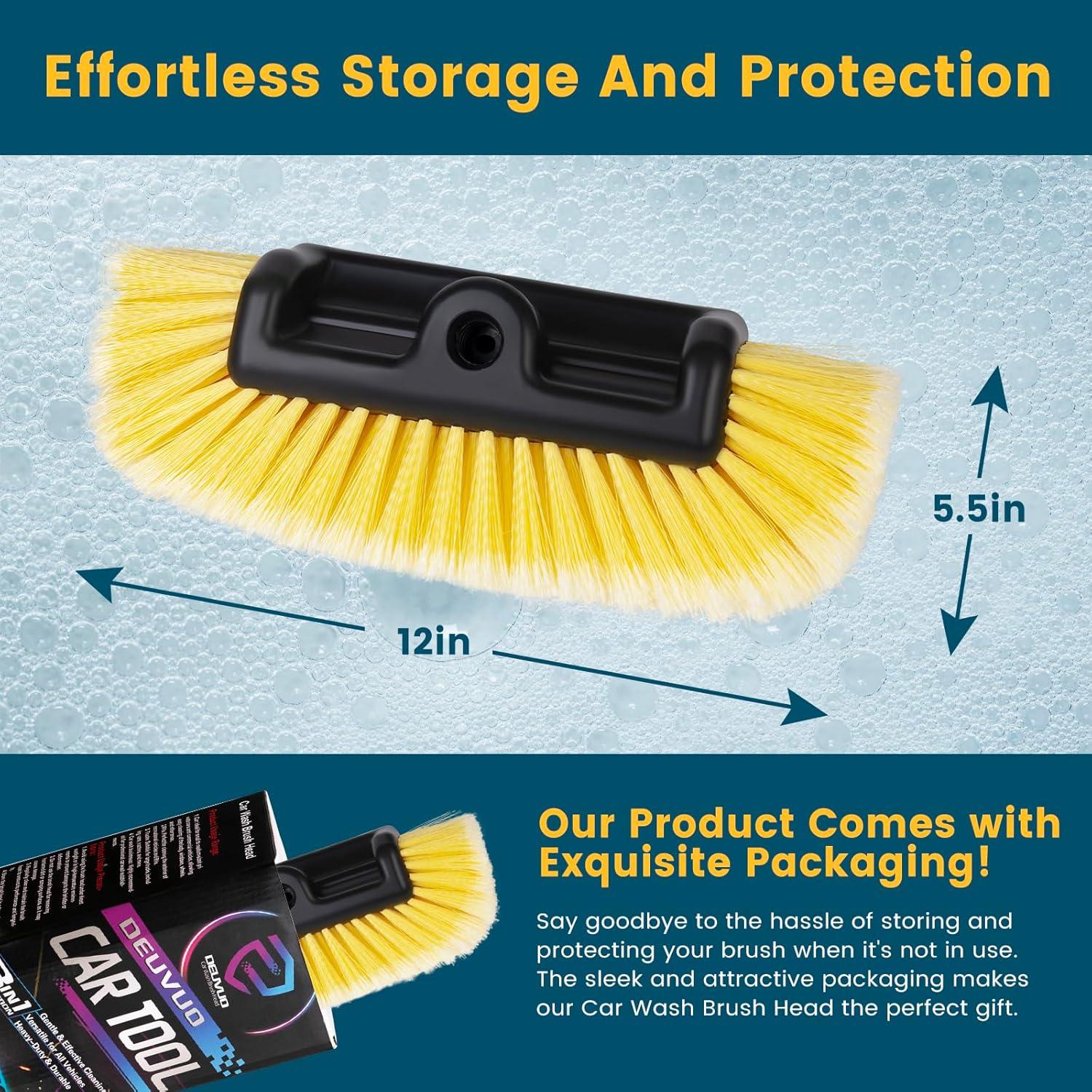 Cabeza de Cepillo para Lavar Autos Deuvuo 30.48 cm Suave