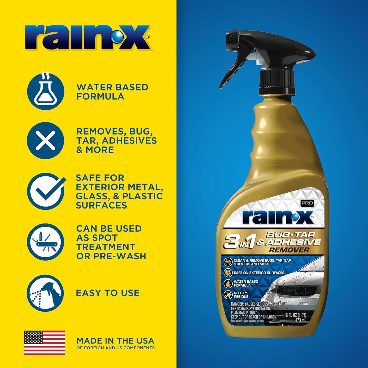 Removedor de Insectos Rain-X Pro 620213 473ml 3 en 1