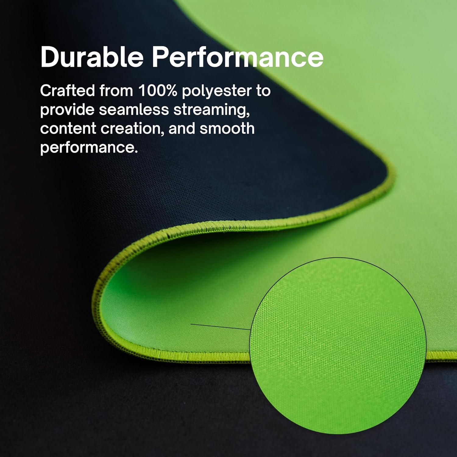 Alfombrilla de Ratón Grande Pixio Verde Chroma Key 45x39cm