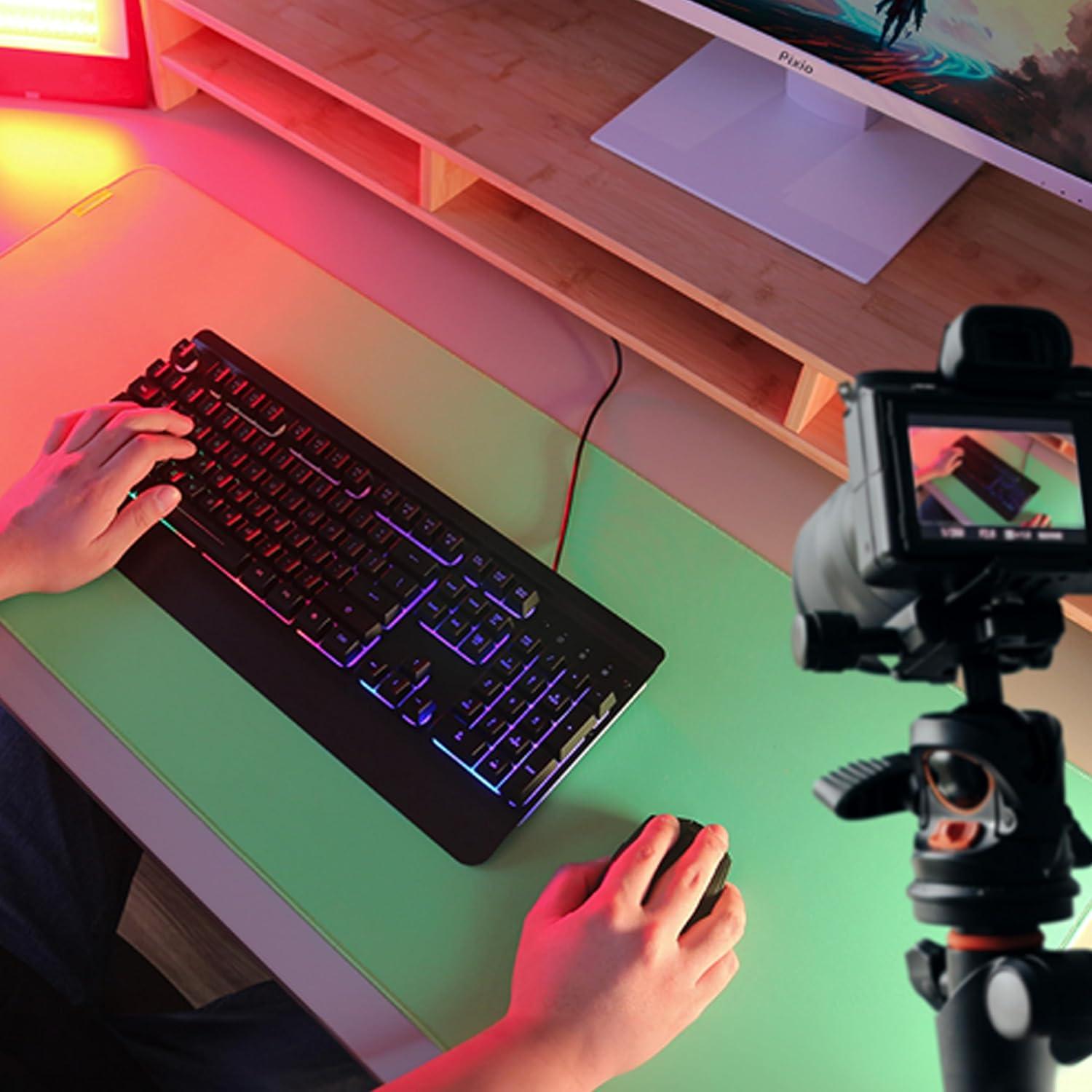 Alfombrilla de Ratón Grande Pixio Verde Chroma Key 45x39cm