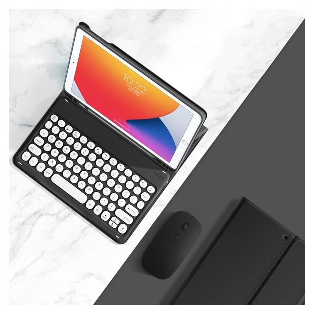 Funda de Teclado y Ratón XURUIKEJI para iPad 5/6/Air 2/Pro 9.7