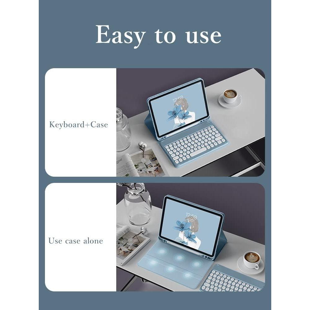 Funda de Teclado y Ratón XURUIKEJI para iPad 5/6/Air 2/Pro 9.7