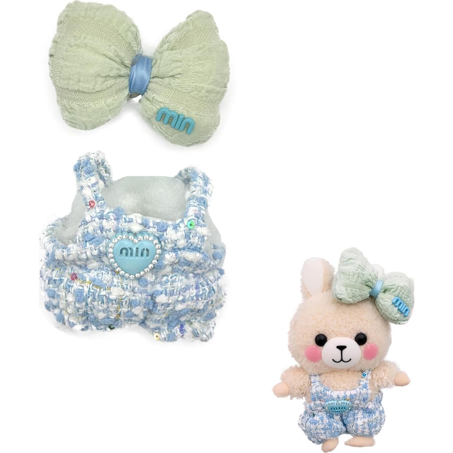 Conjunto de Ropa para Muñeca 17cm Rewxxd Corazón Azure