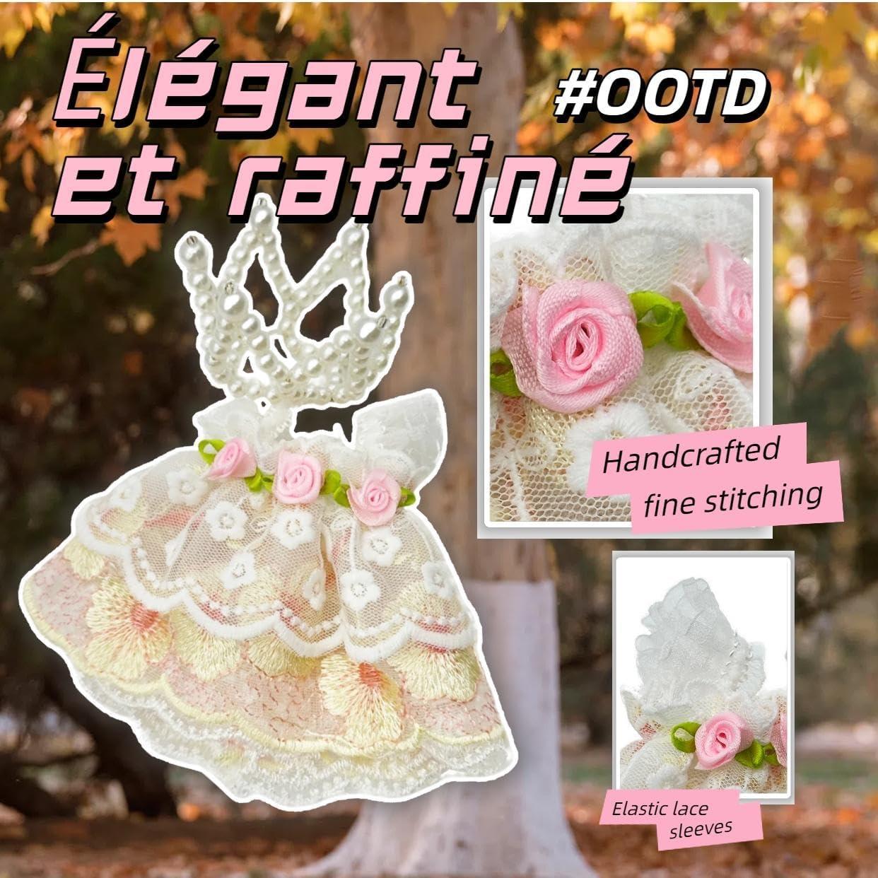 Conjunto de Ropa para Muñeca 17cm Rewxxd Corazón Azure