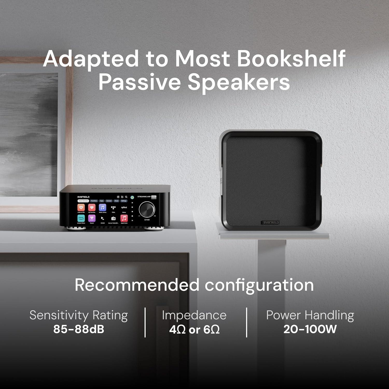 Reproductor de Música Eversolo Play CD 110W Amplificador HiFi