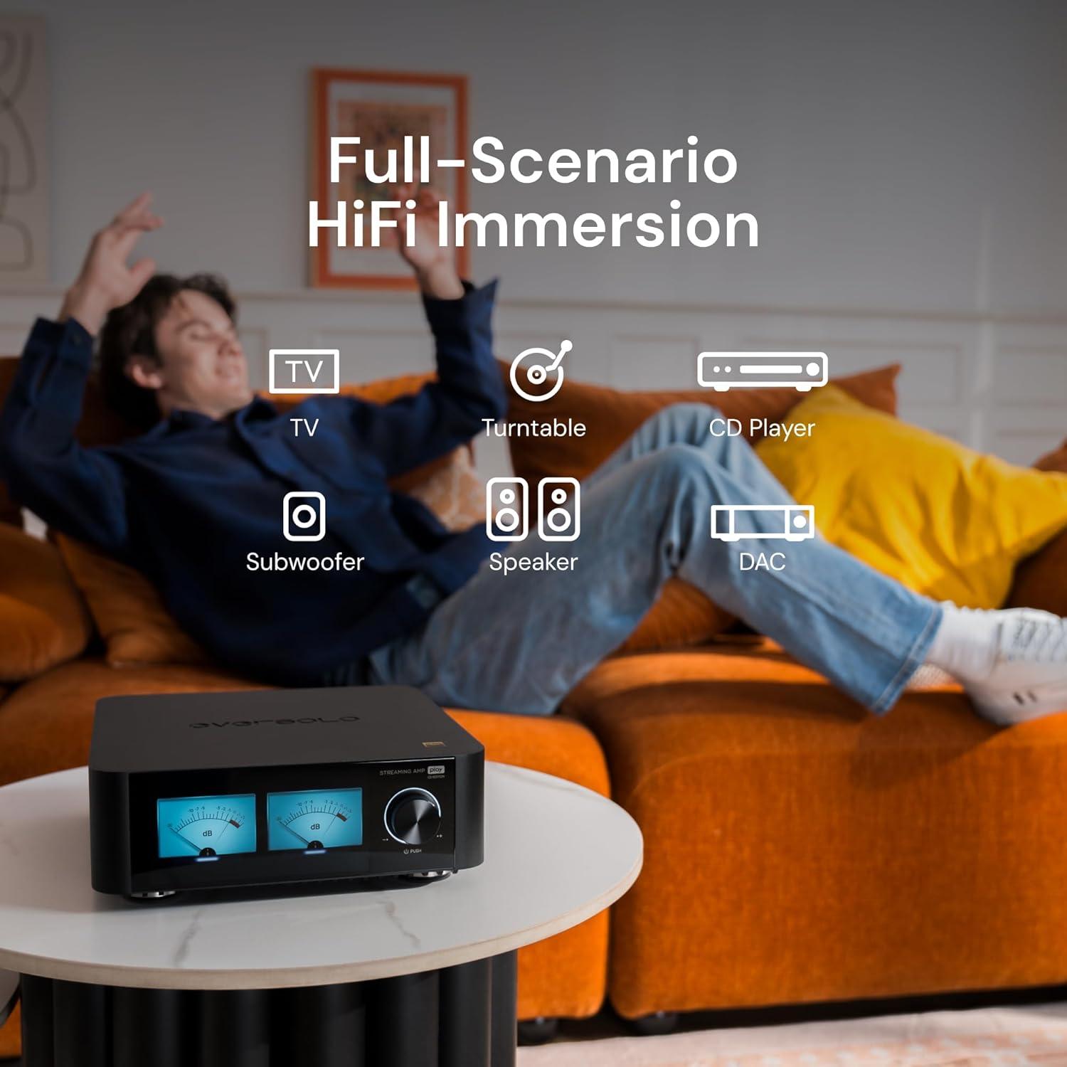 Reproductor de Música Eversolo Play CD 110W Amplificador HiFi