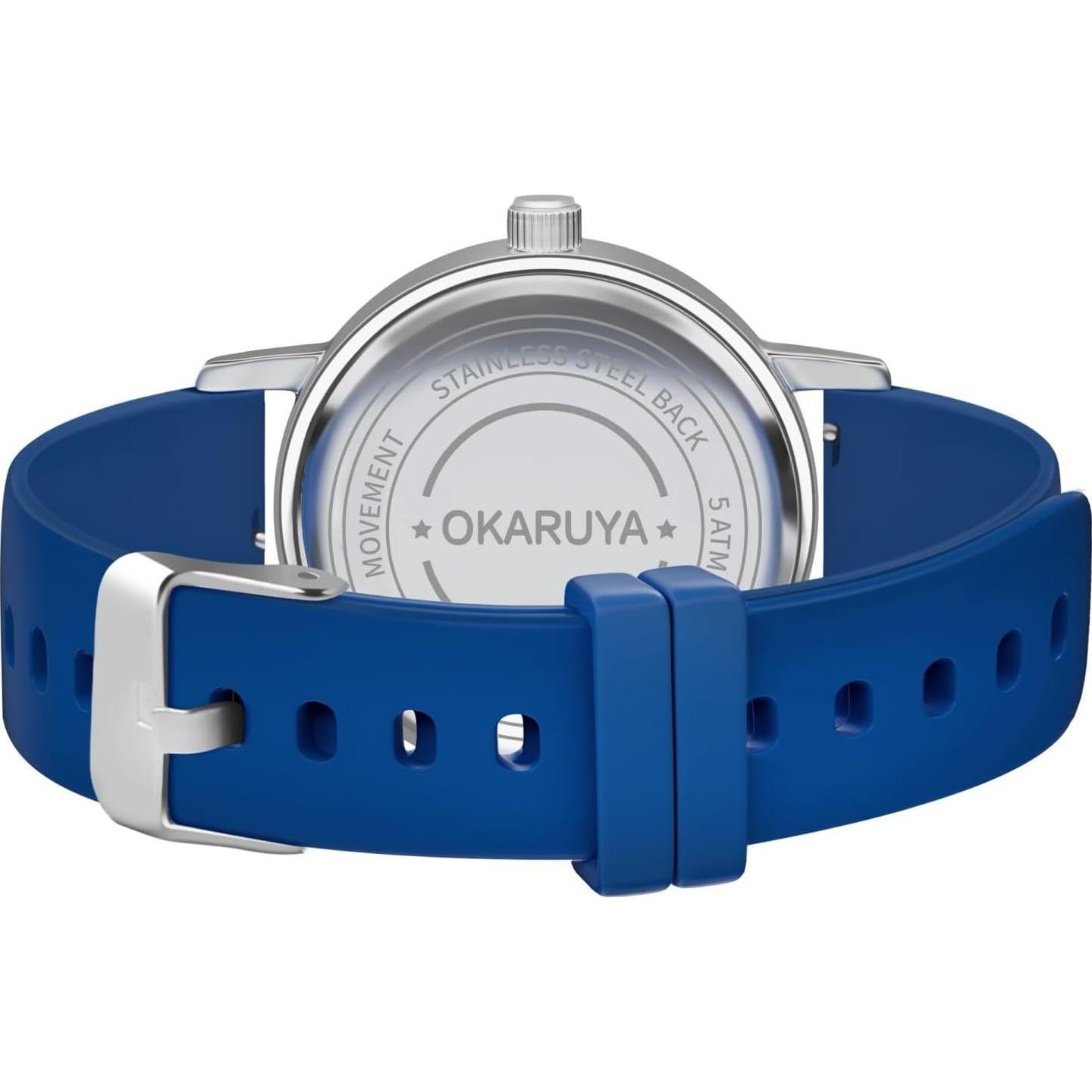 Reloj Analógico para Niños Kchss Astronauta Azul 7-12 Años