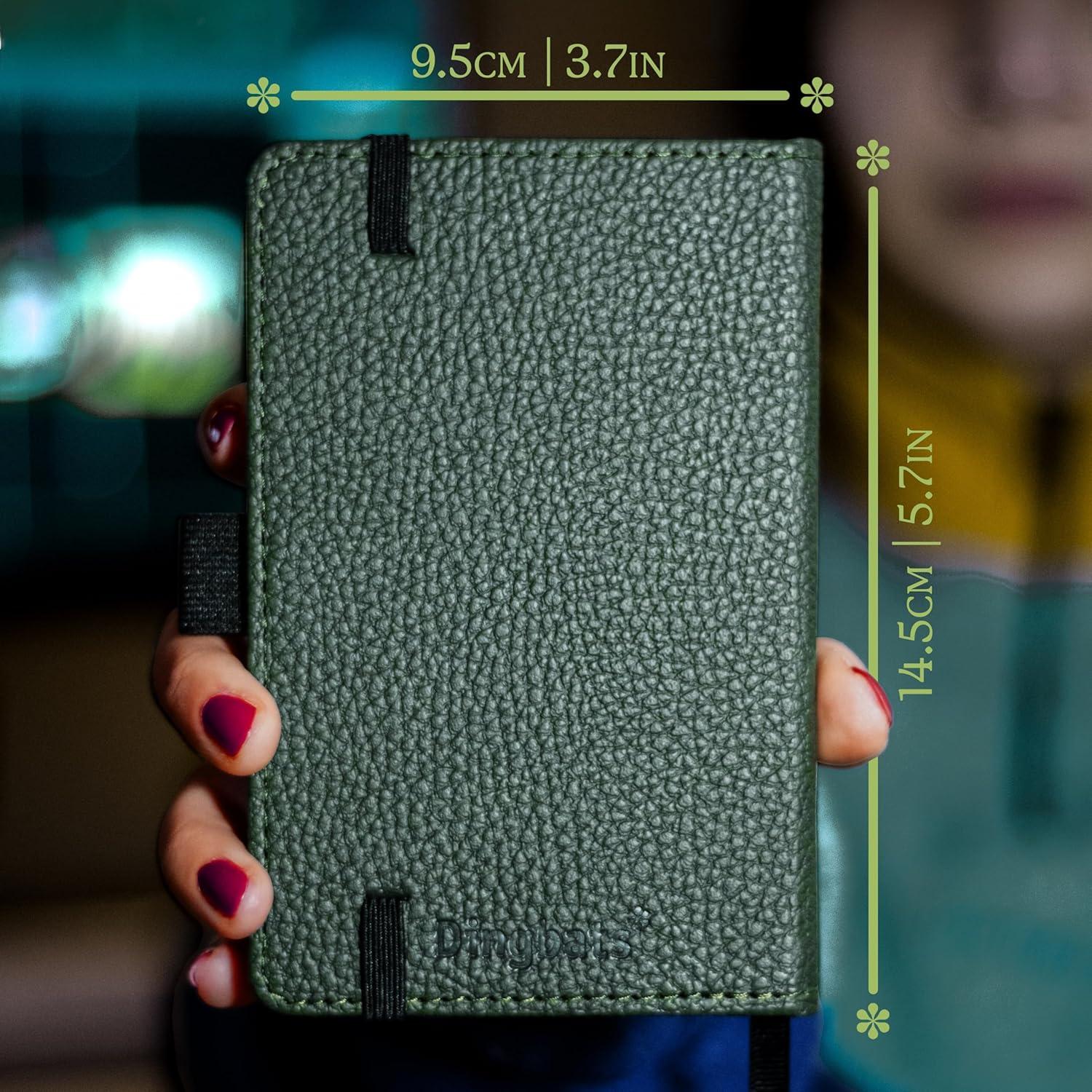 Cuaderno A6 Dingbats Notebooks Verde Ciervo Tapa Dura Liso