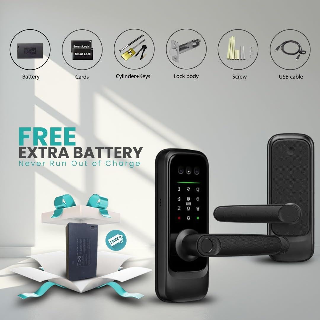 Cerradura Inteligente Biométrica We Technology KL1-F - Acceso Sin Llave