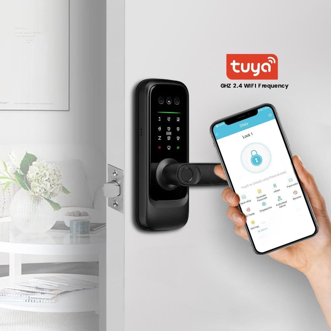 Cerradura Inteligente Biométrica We Technology KL1-F - Acceso Sin Llave