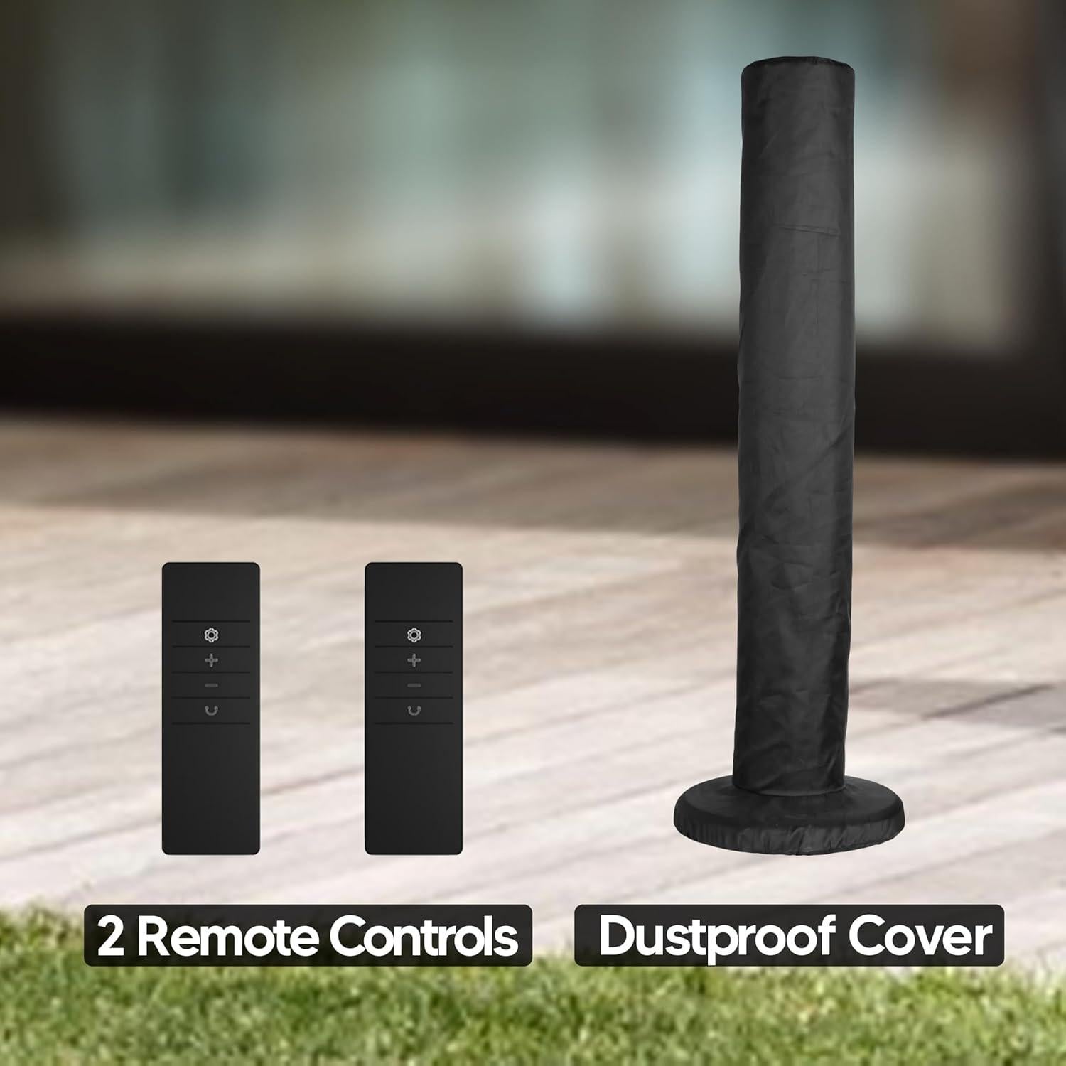 Calentador Eléctrico Infrarrojo Portátil Sundate 1500W IP65