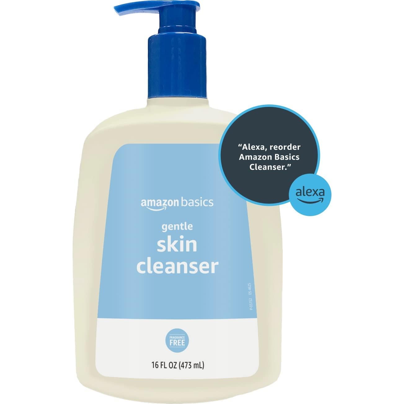 Limpiador Facial Suave Amazon Basics 473 ml Sin Fragancia