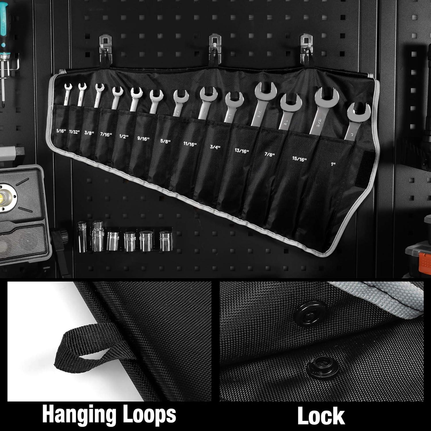 Juego de Llaves Combinadas Flexibles con Carraca DURATECH 13 Piezas