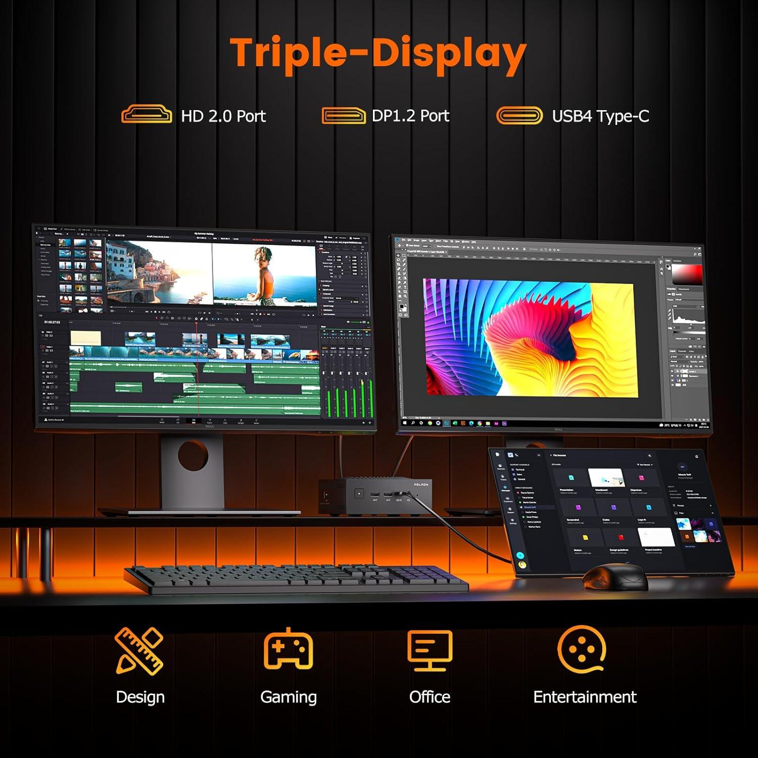 Mini PC PELADN HO5 Ryzen AI 9 HX 370 32GB 1TB SSD