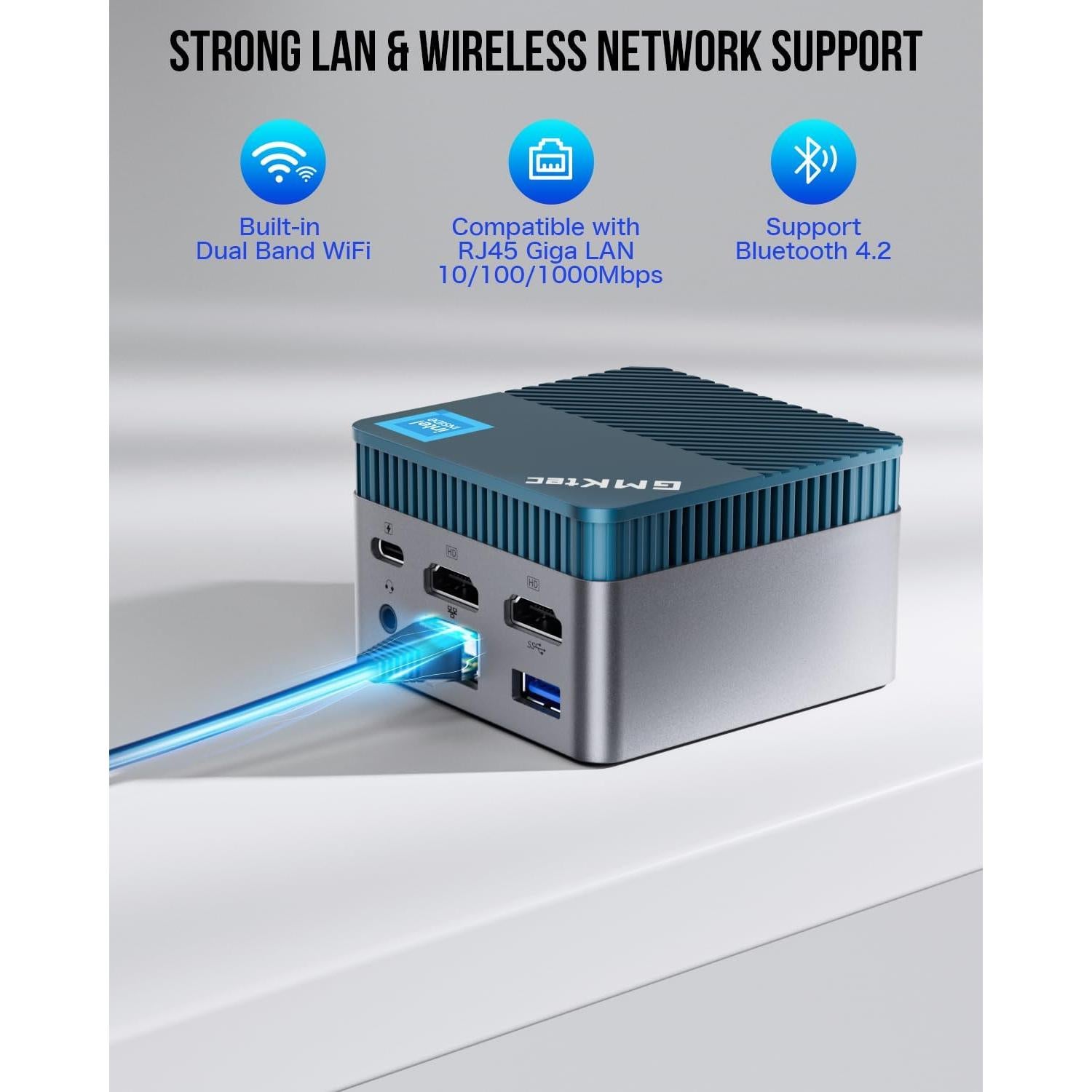 Mini PC GMKtec G5 Intel N97 12GB DDR5 512GB SSD 4K