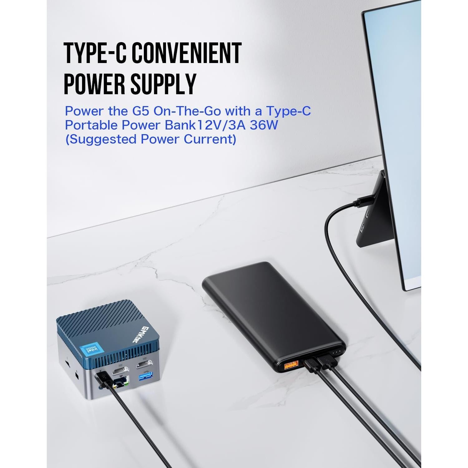 Mini PC GMKtec G5 Intel N97 12GB DDR5 512GB SSD 4K