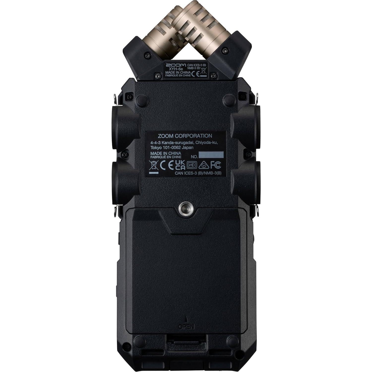 Grabador de Audio Zoom H6esencial 2024 - 6 Pistas 32-Bit Float