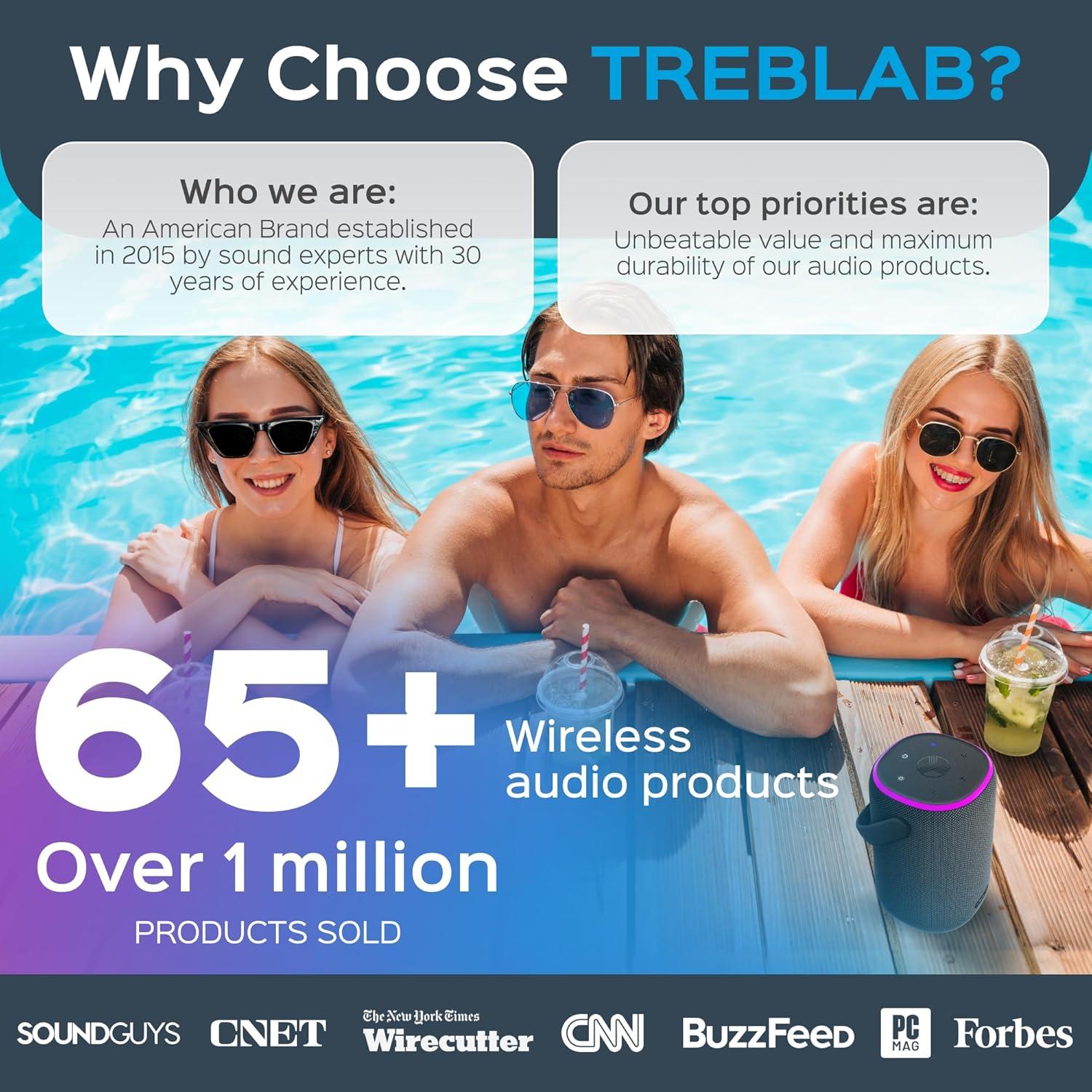 Altavoz Bluetooth TREBLAB HD-Energy-Pro 40W Impermeable IPX6