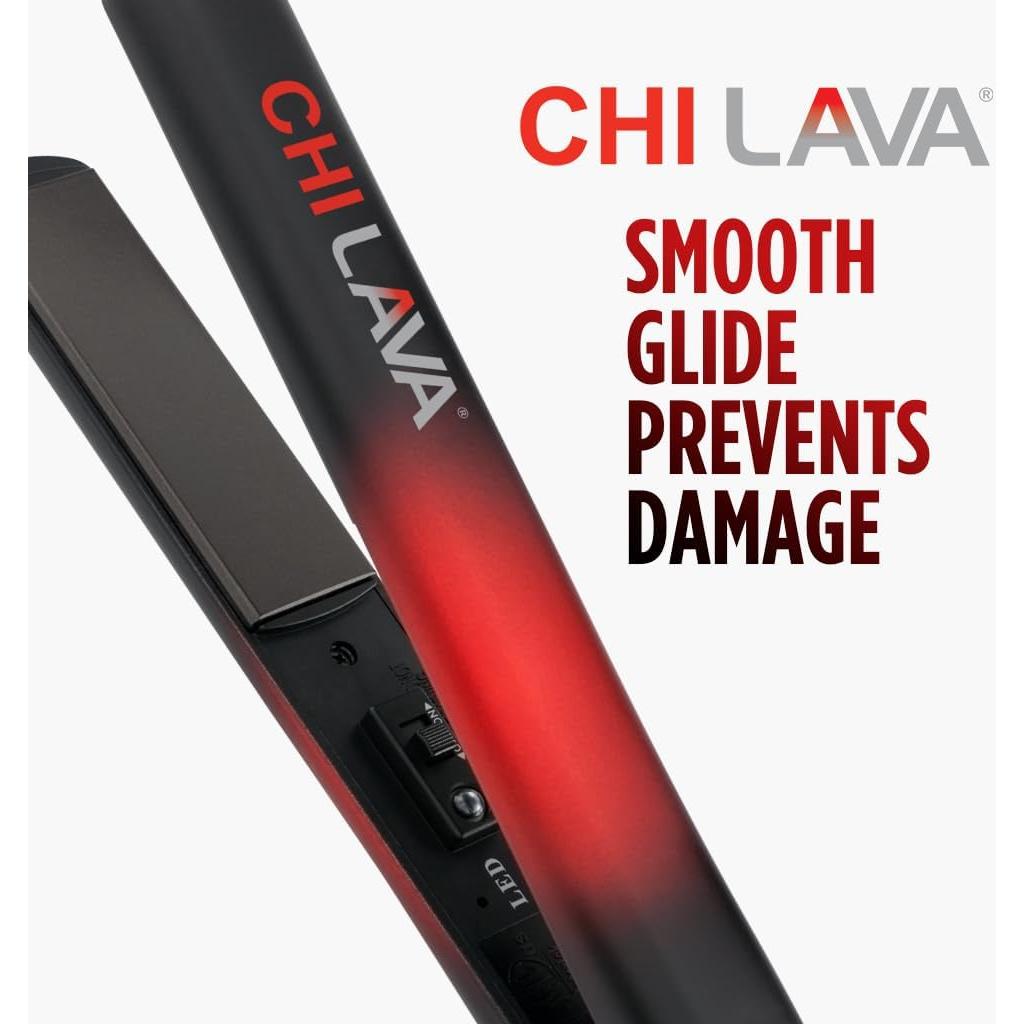 Plancha de Cerámica CHI Lava 1" - Alisador de Cabello Profesional