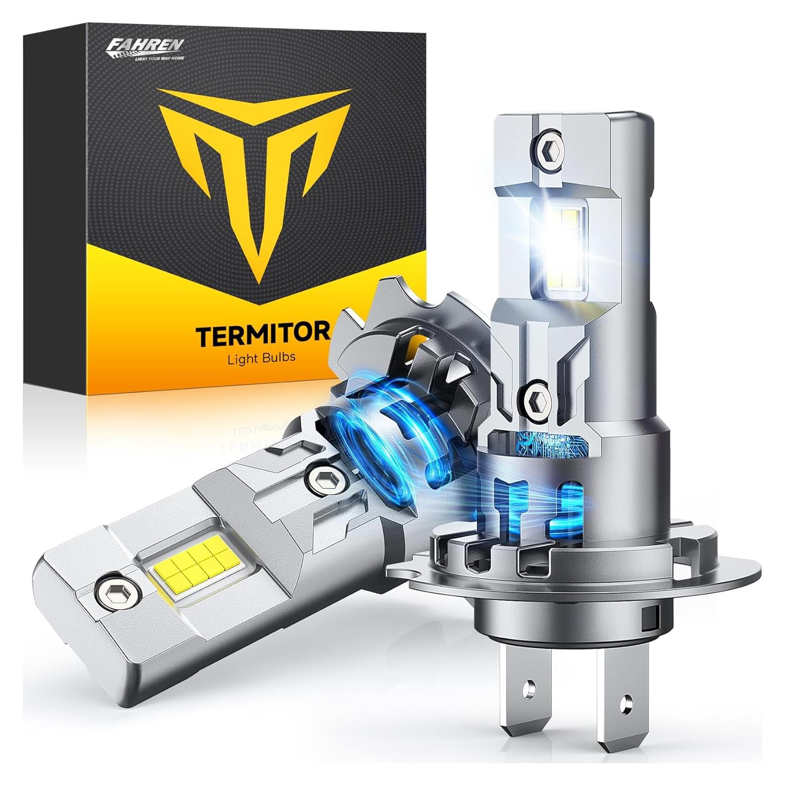 Bombillas de Luz Antiniebla FAHREN H7 40000LM 70000 Horas 6500K