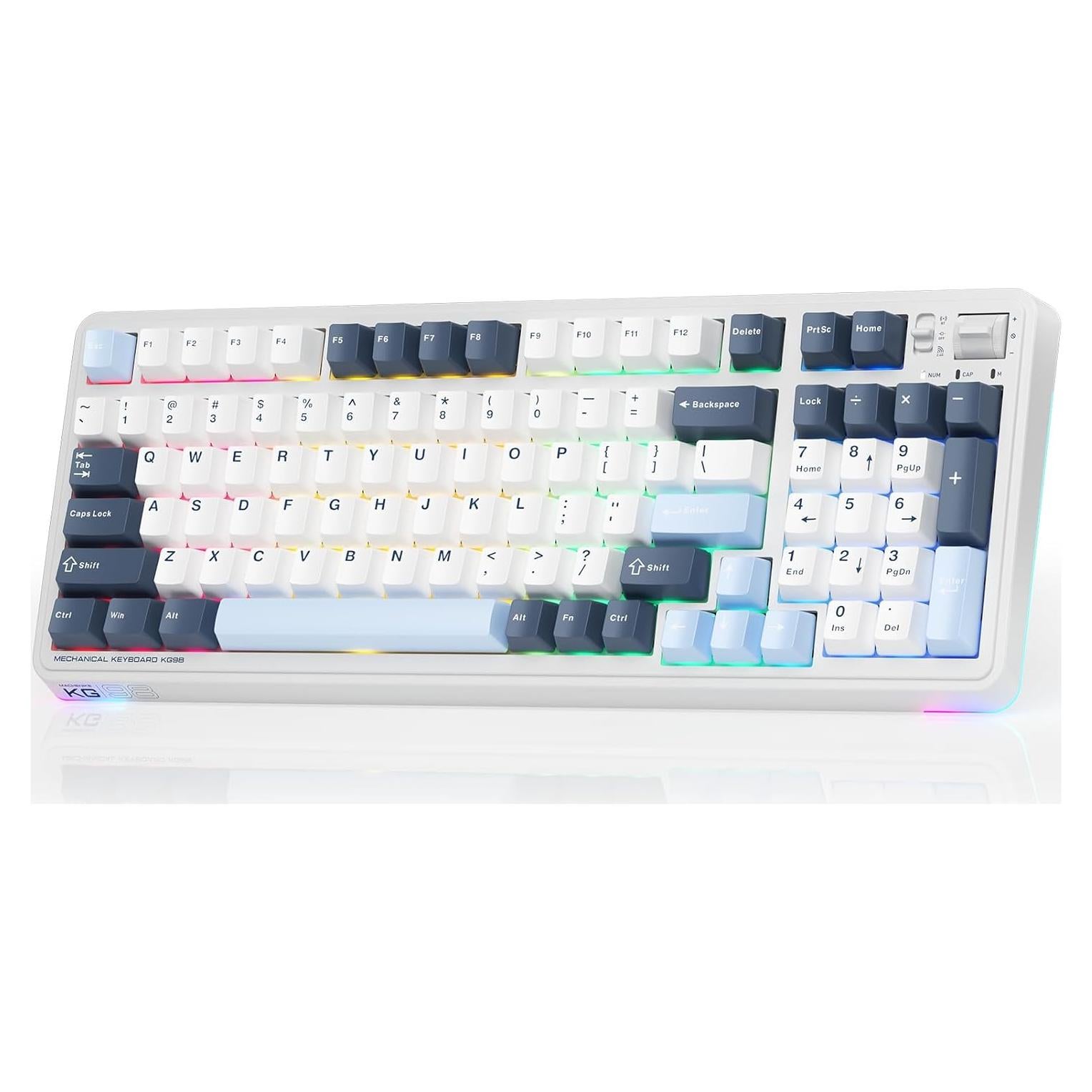 Teclado Mecánico Machenike KG98 RGB Compacto 98 Teclas