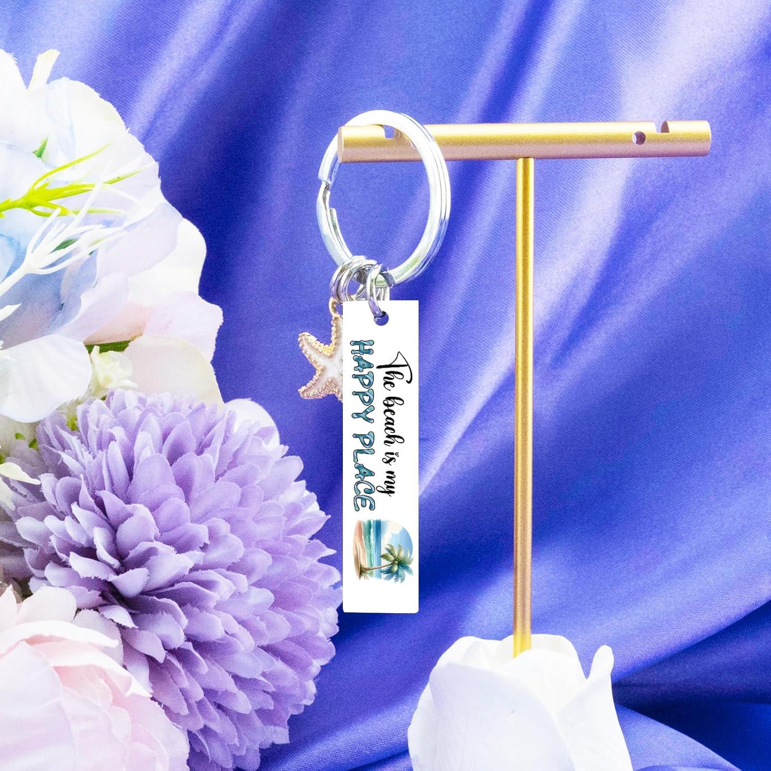 Llavero de Playa VMHEFAV con Concha - Regalo para Mujeres