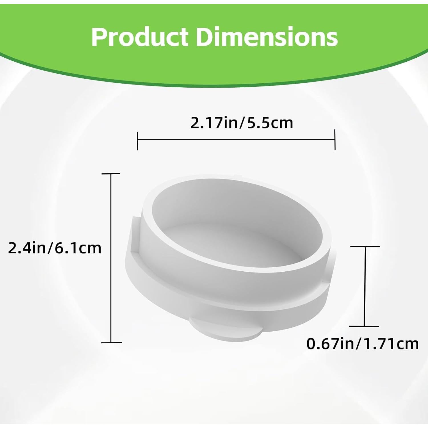 10 Tapas de Vaso Blancas para Gardyn - Protección Hidropónica